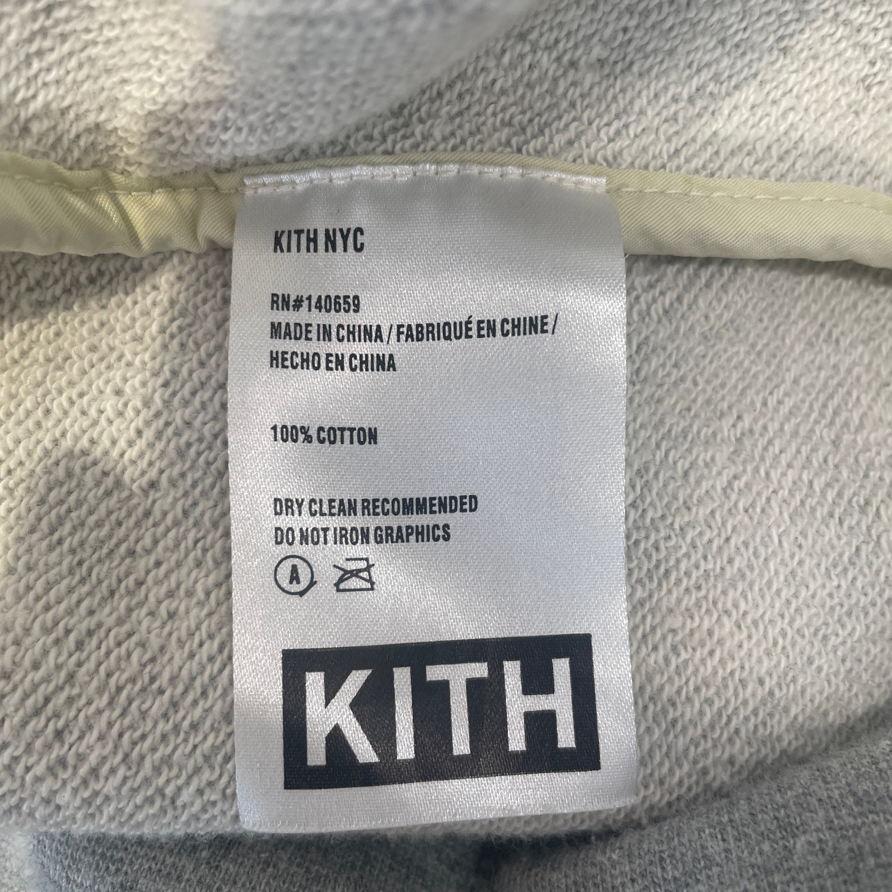 KITH/Zip Up Hoodie/M/Nylon/GRY/ view 4