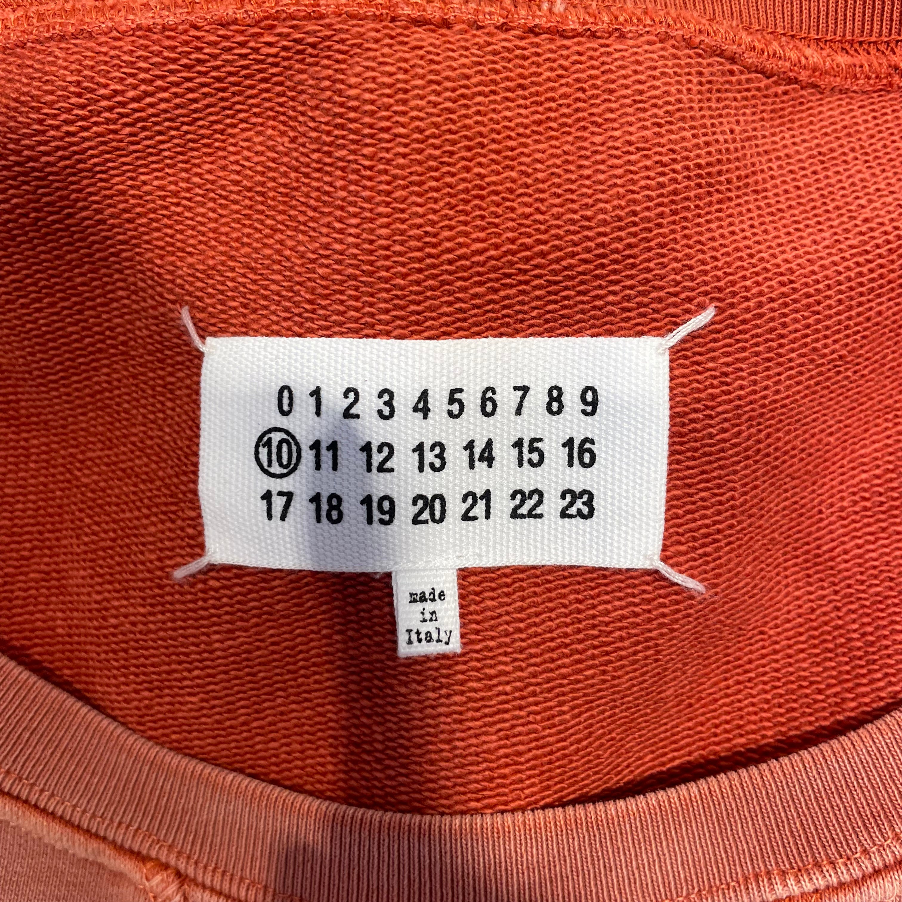 Maison Margiela/Sweatshirt/S/Cotton/ORN/Fded French Terry Sweatshirt view 3