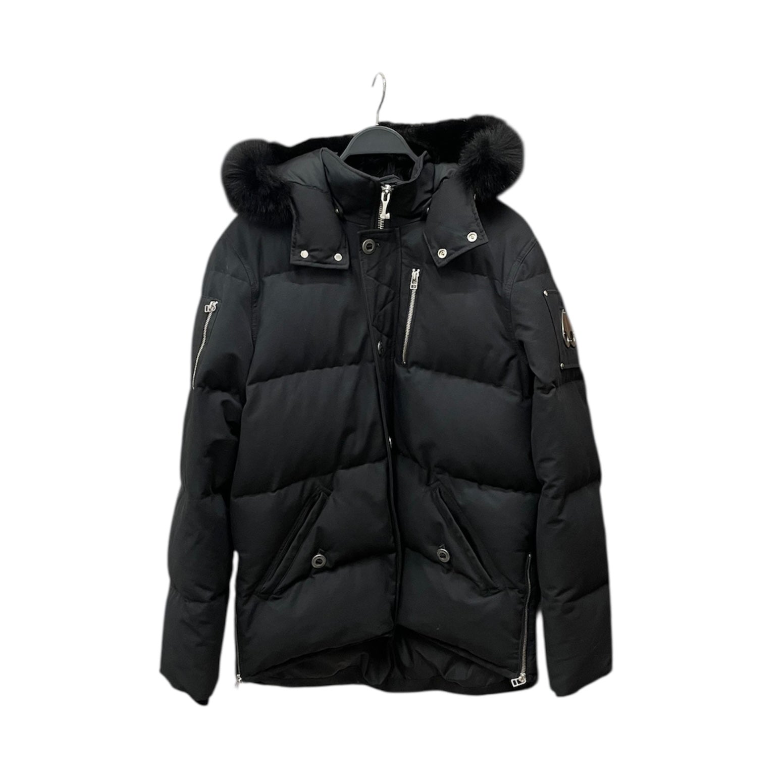 MOOSE KNUCKLES/Puffer Jkt/L/Nylon/BLK/ view 1