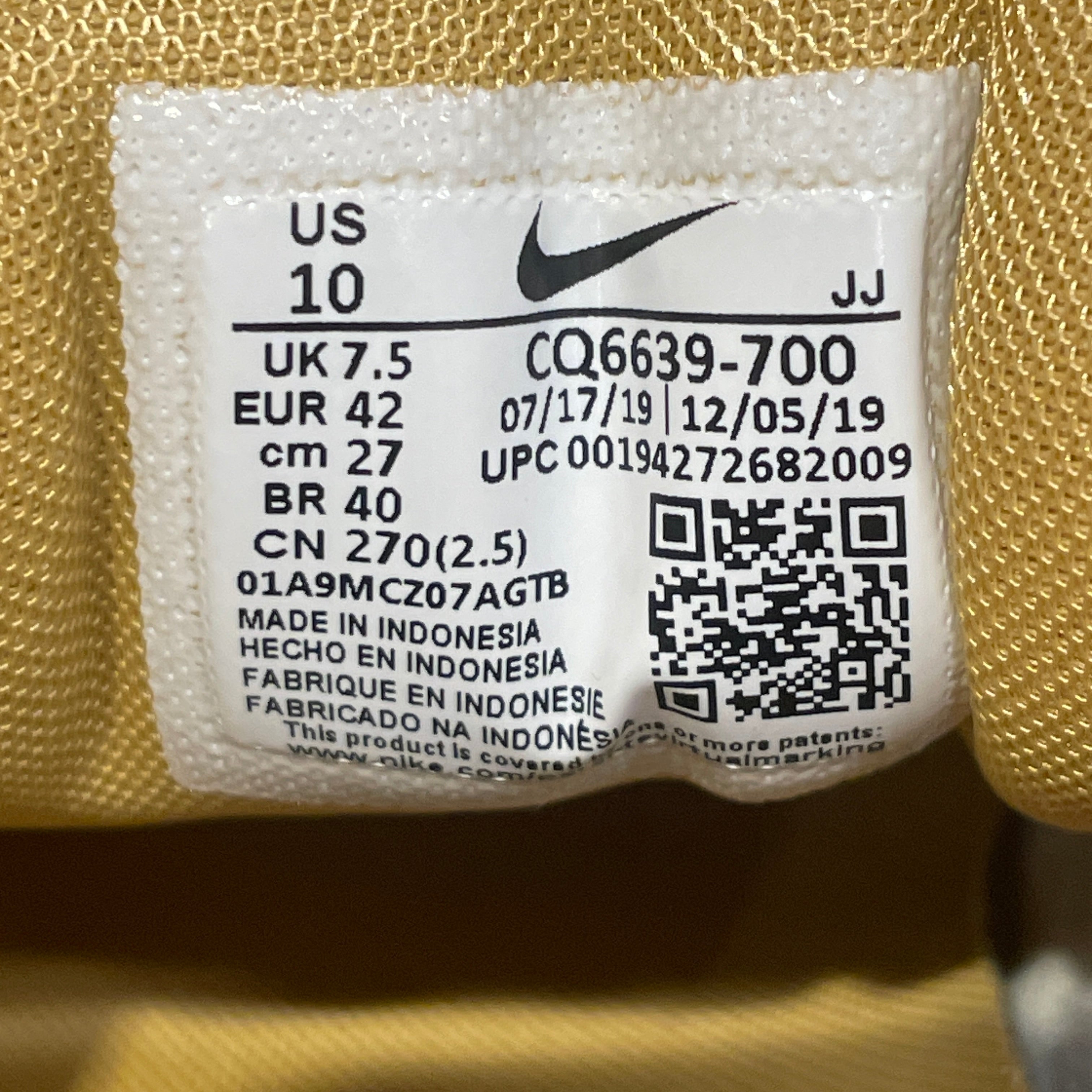 NIKE/Low-Sneakers/US 10/GLD/Air max 90 view 4