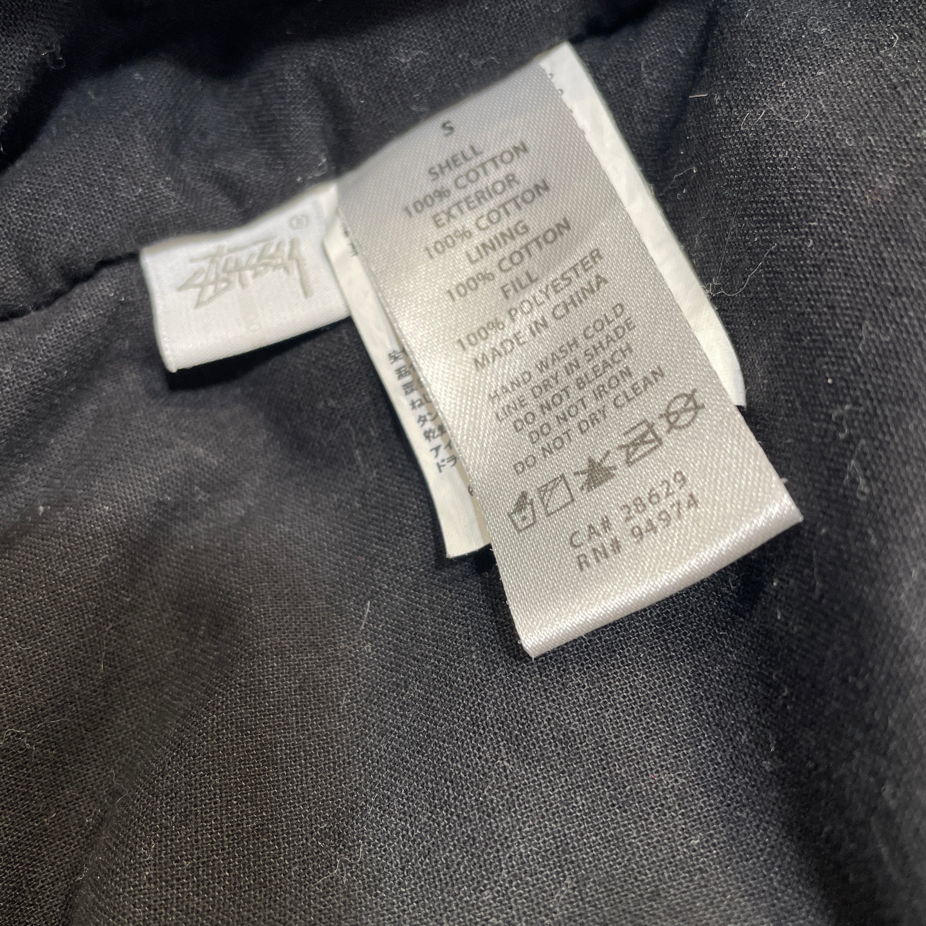 STUSSY/Jacket/S/Cotton/WHT/Plaid/Drizzler plaid bomber view 4