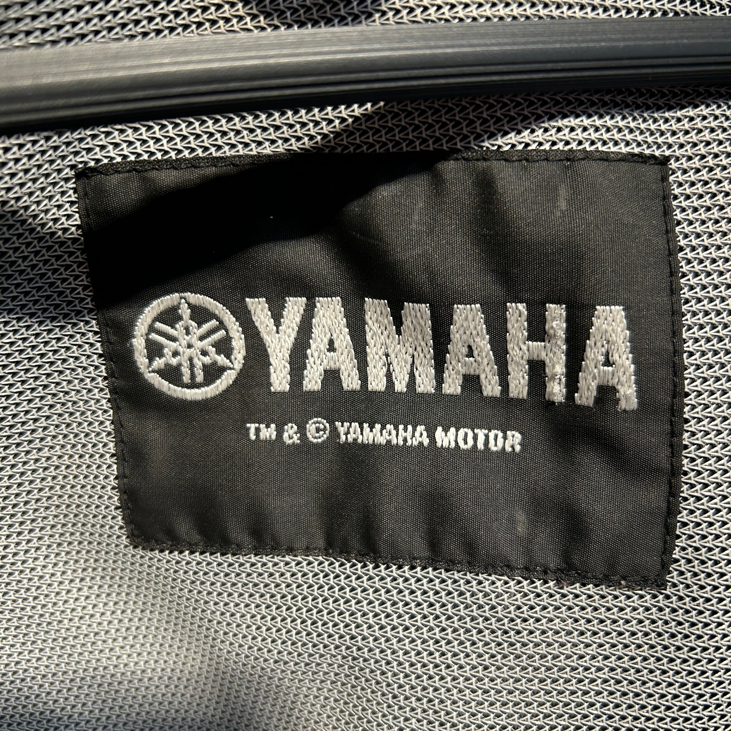 Vintage/YAMAHA/Leather Jkt/M/Leather/BLK/Arms flames view 3