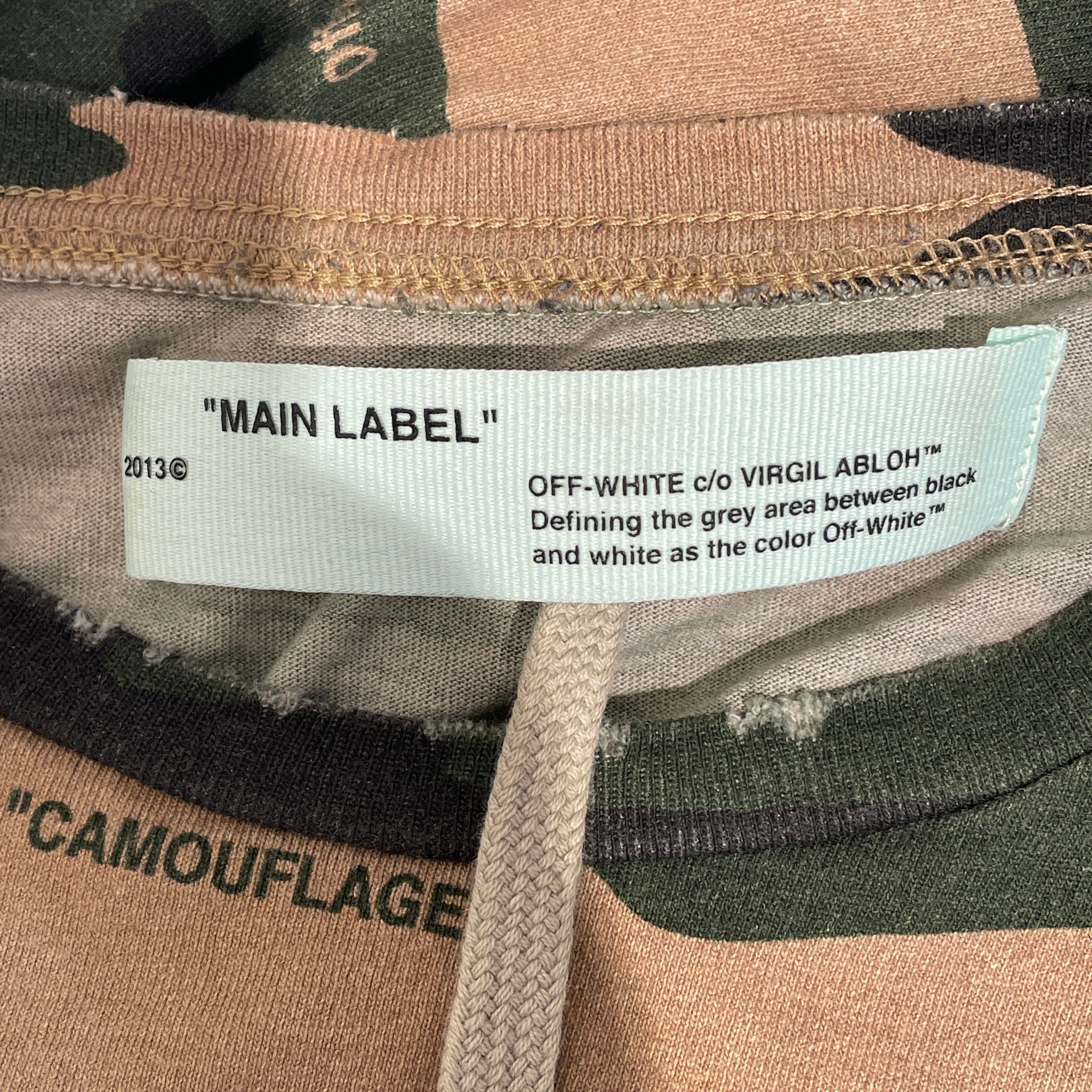 OFF-WHITE/T-Shirt/S/Cotton/MLT/Camouflage/ view 3