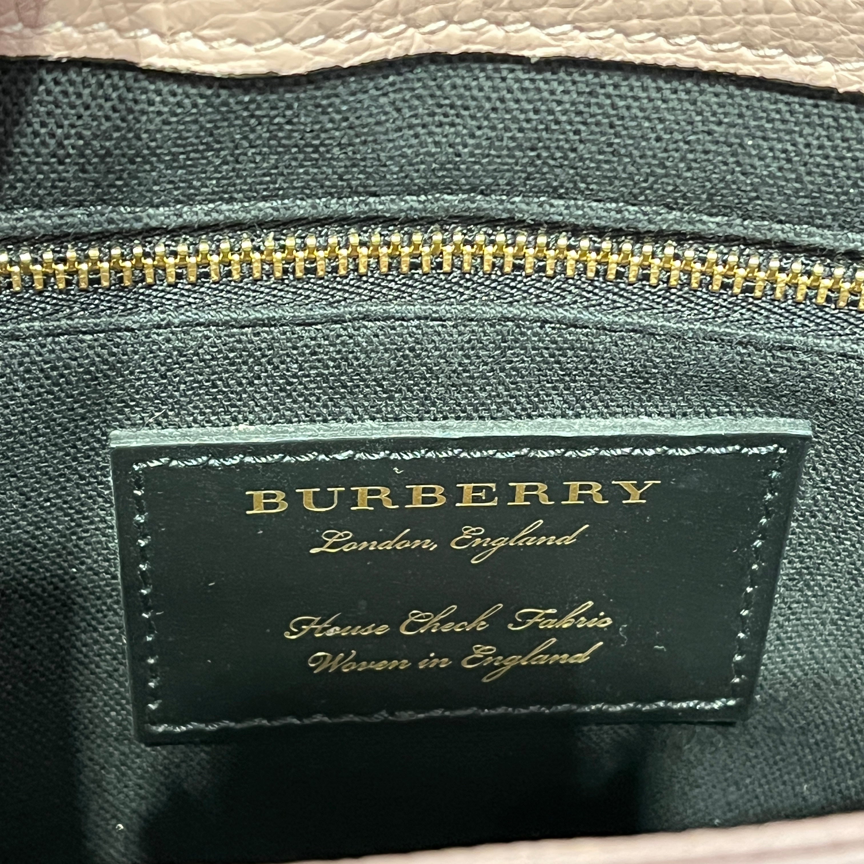 BURBERRY/Hand Bag/Leather/PNK/ORCHID CAMBERLEY TOTE W/ STRAP view 5