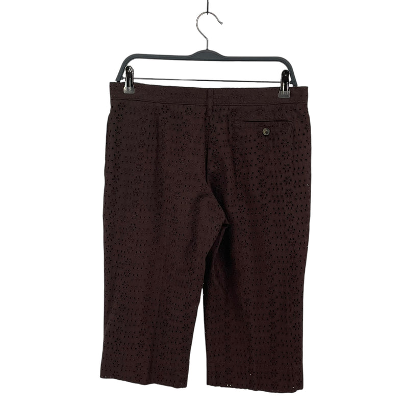 BURBERRY/Cropped Pants/8/Cotton/BRW/FLOWER DESIGN