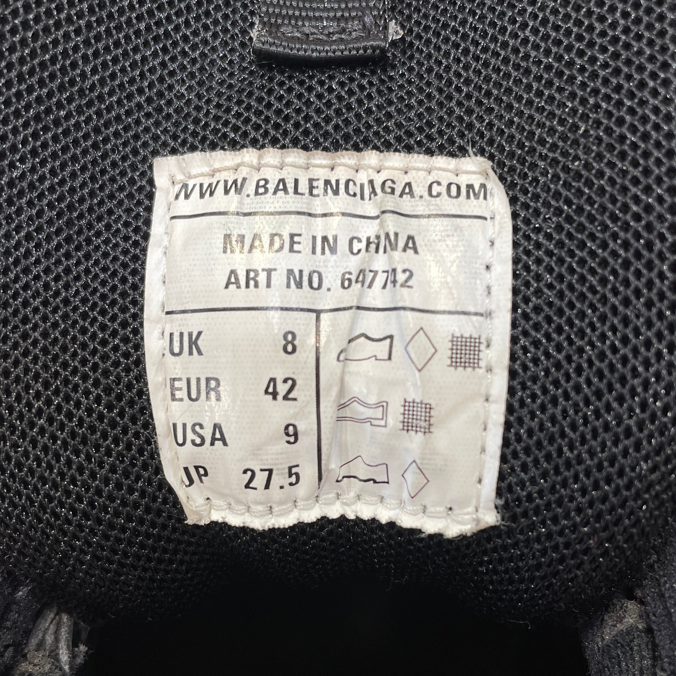 BALENCIAGA/Low-Sneakers/EU 42/BLK/Track Sneaker view 4