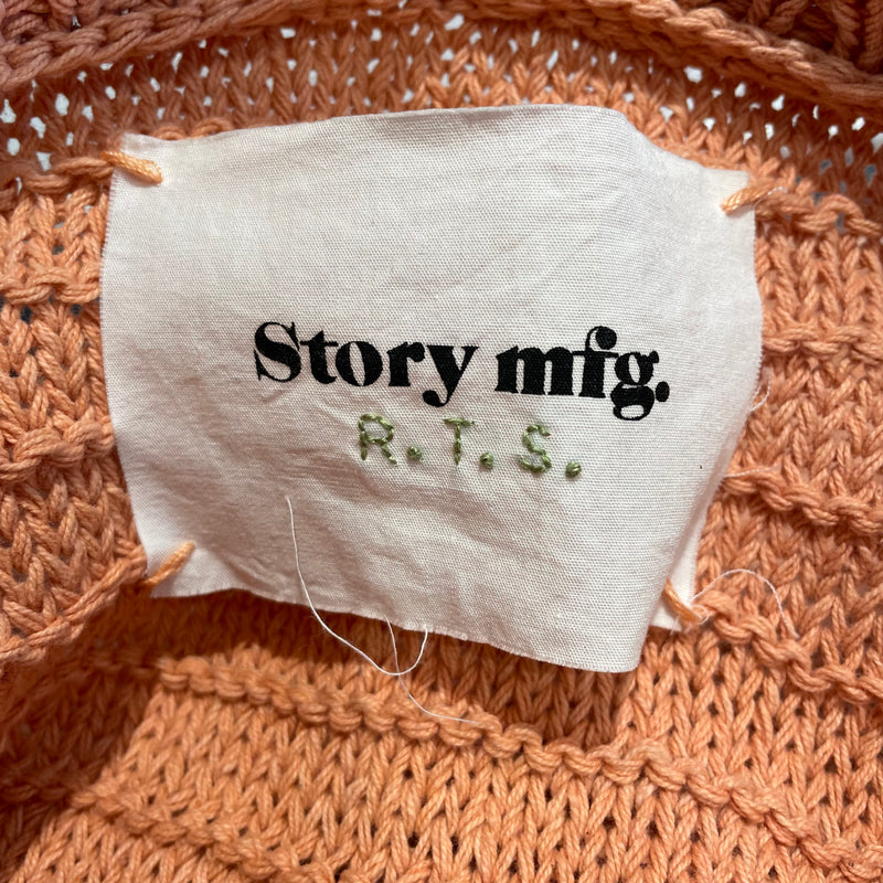 Story mfg./Sweater/S/Cotton/PNK/
