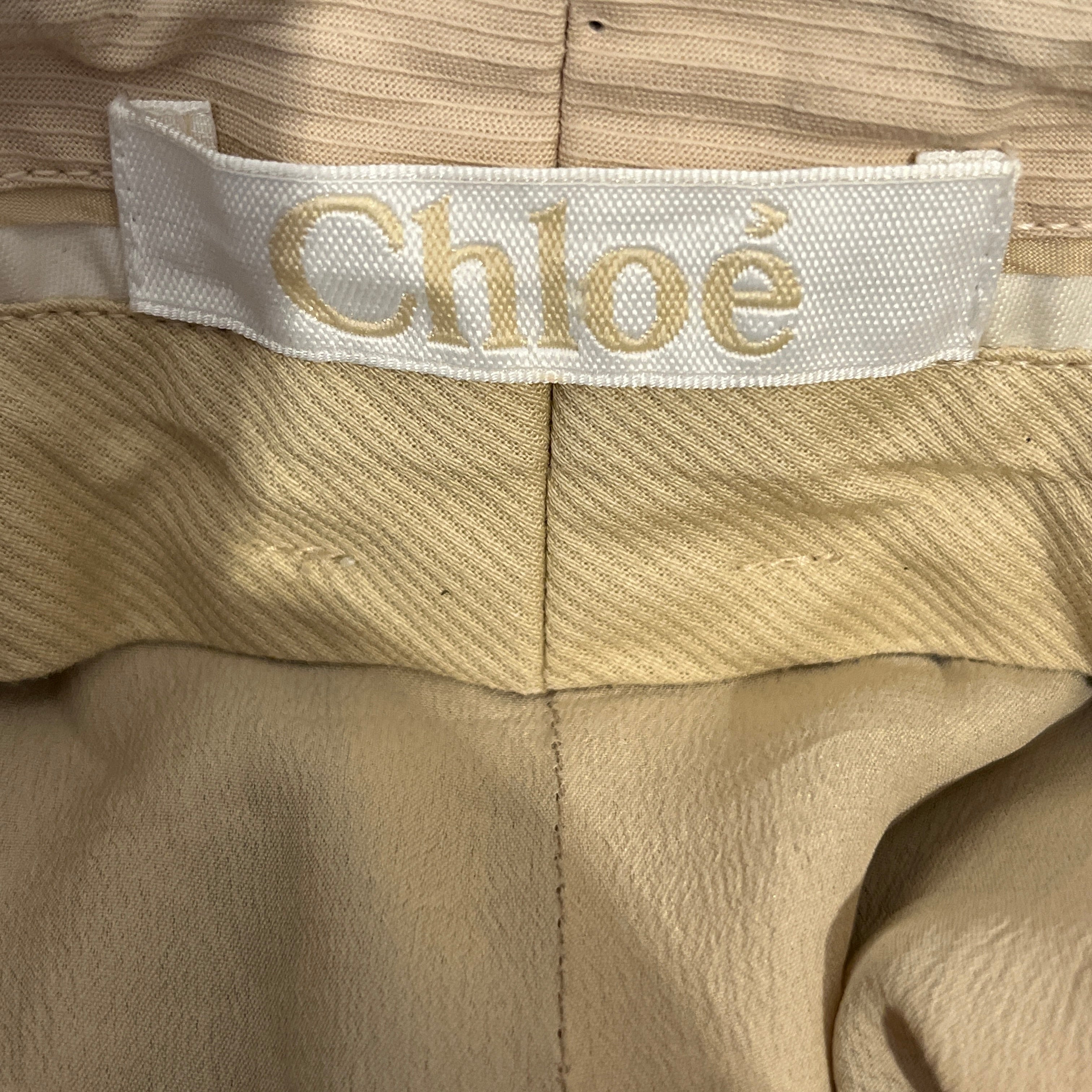 Chloe/Shorts/34/BLU/light blue high waisted shorts view 3