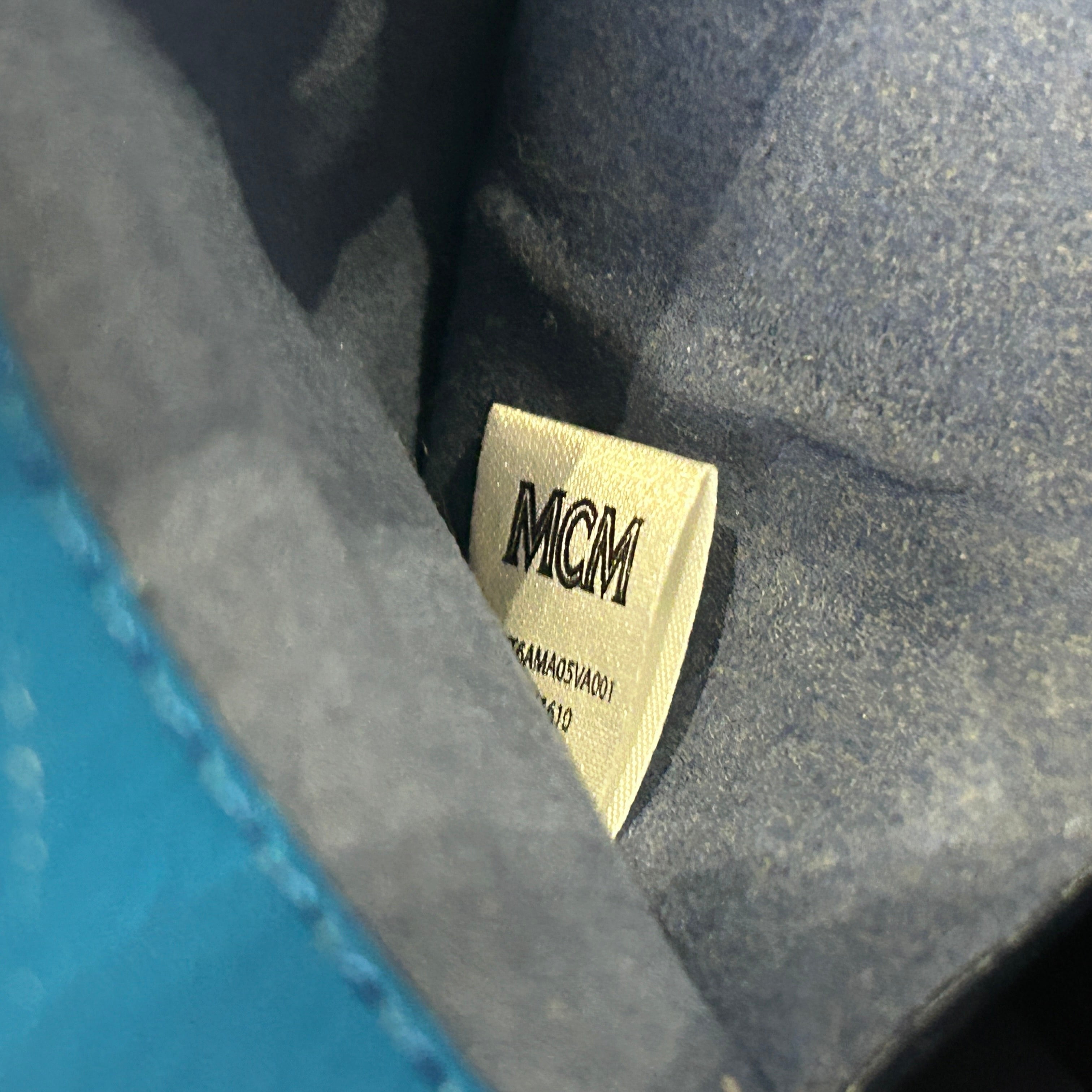 MCM/Bag/Leather/BLU/ view 4