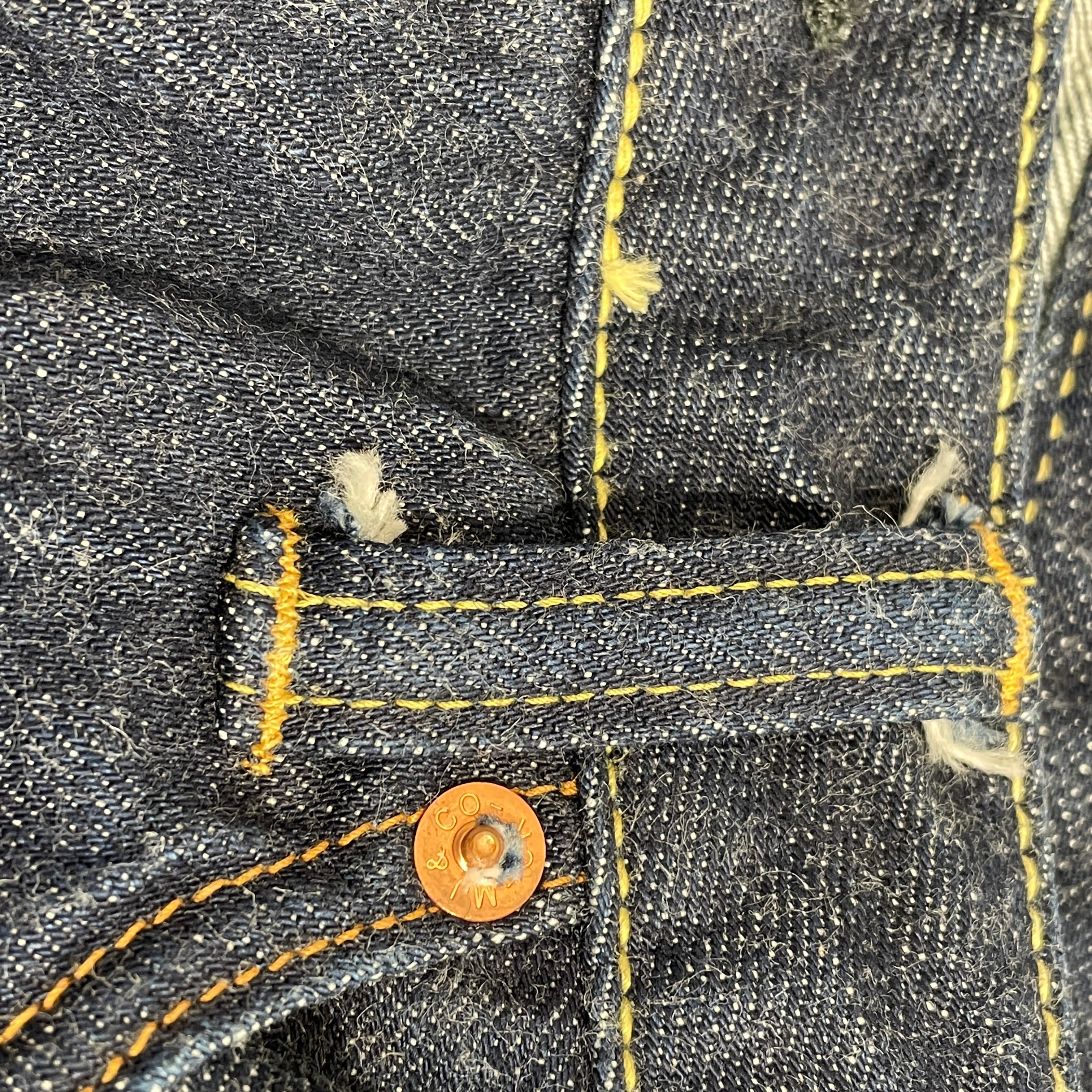 Momotaro Jeans/Pants/30/Denim/IDG/7003SP - Double Striped Jean view 7