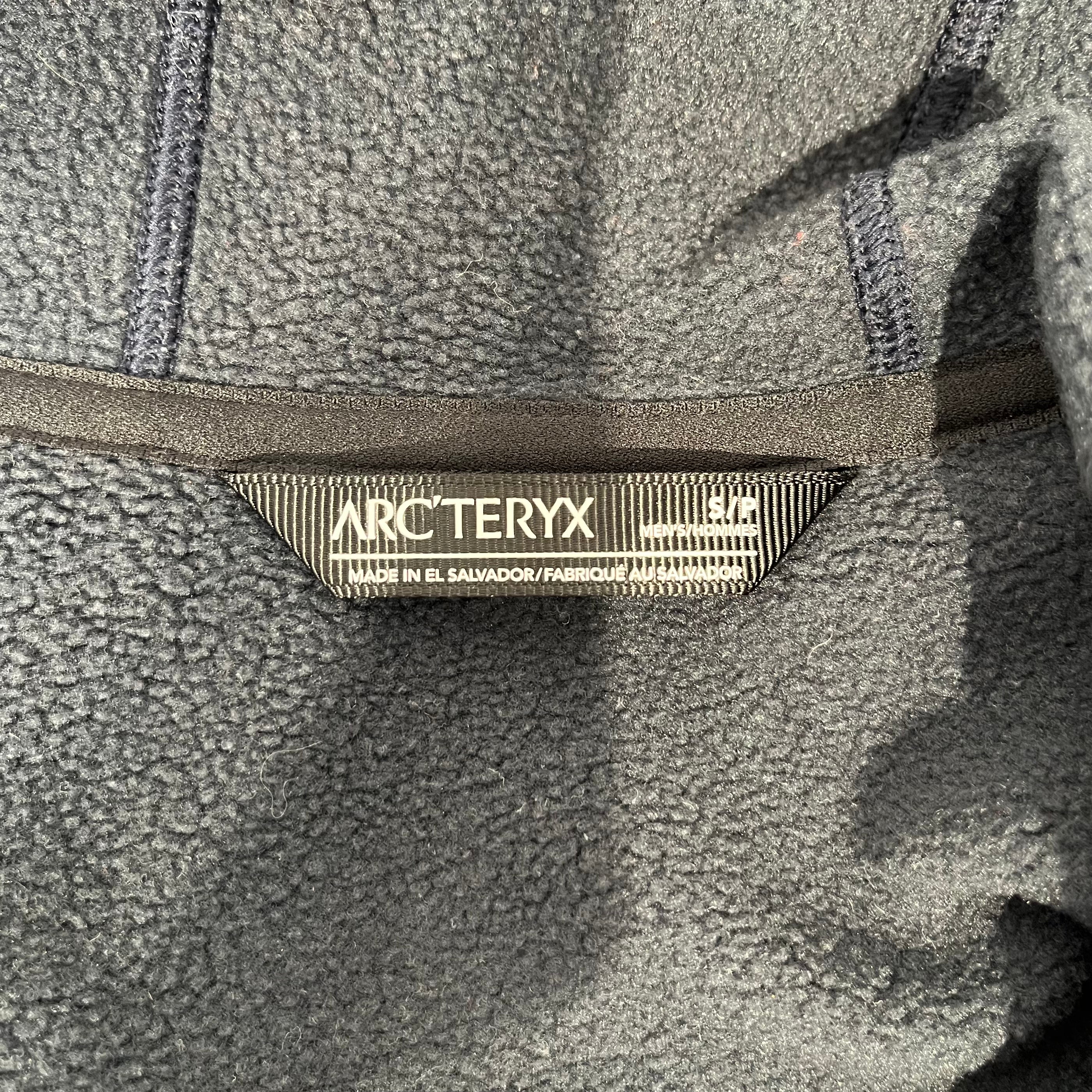 ARC'TERYX/Zip Up Hoodie/S/Cotton/NVY/fleece view 3