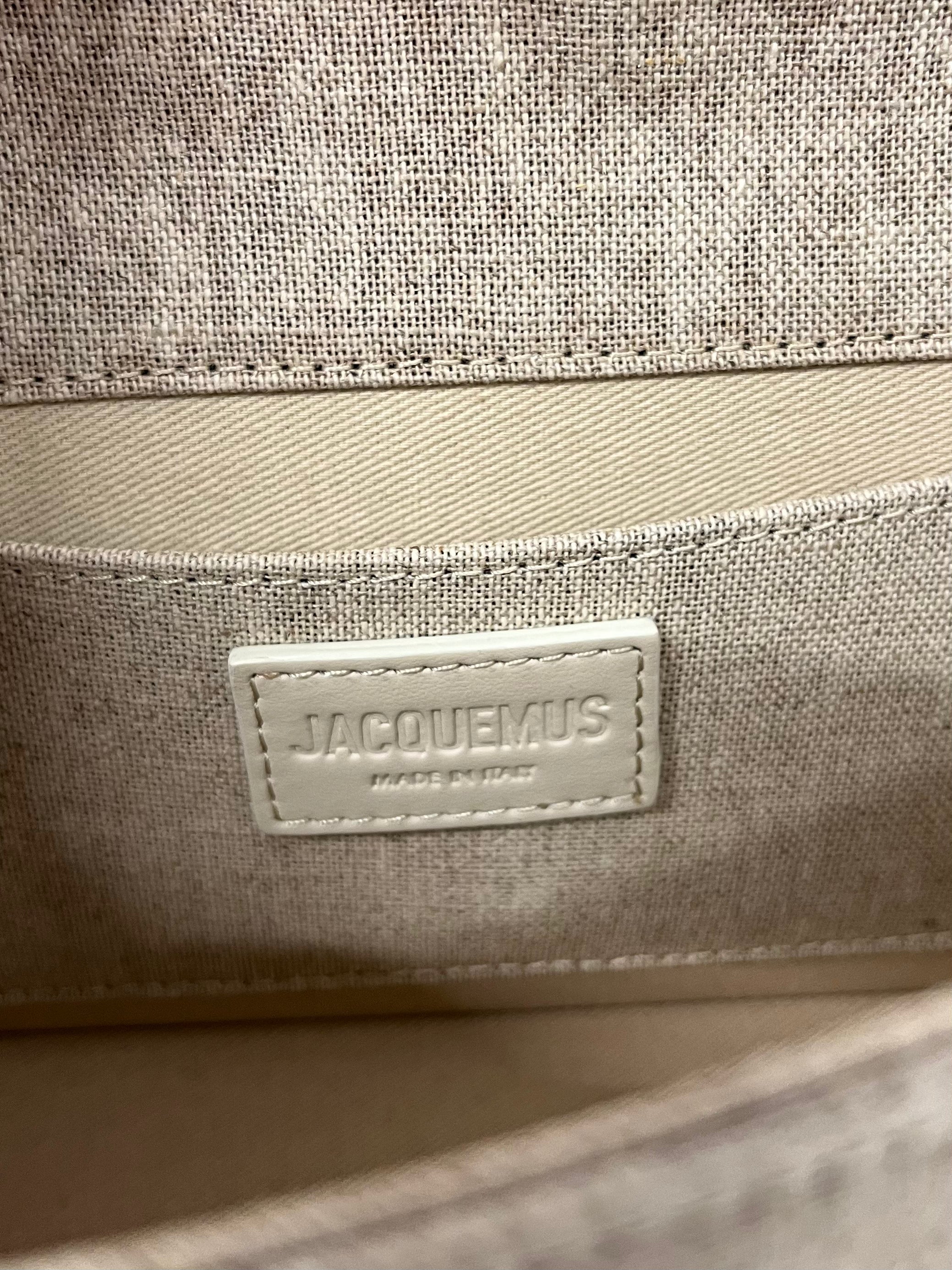 JACQUEMUS/Bag/Cotton/CRM/LE GRAND BAMBINO view 4