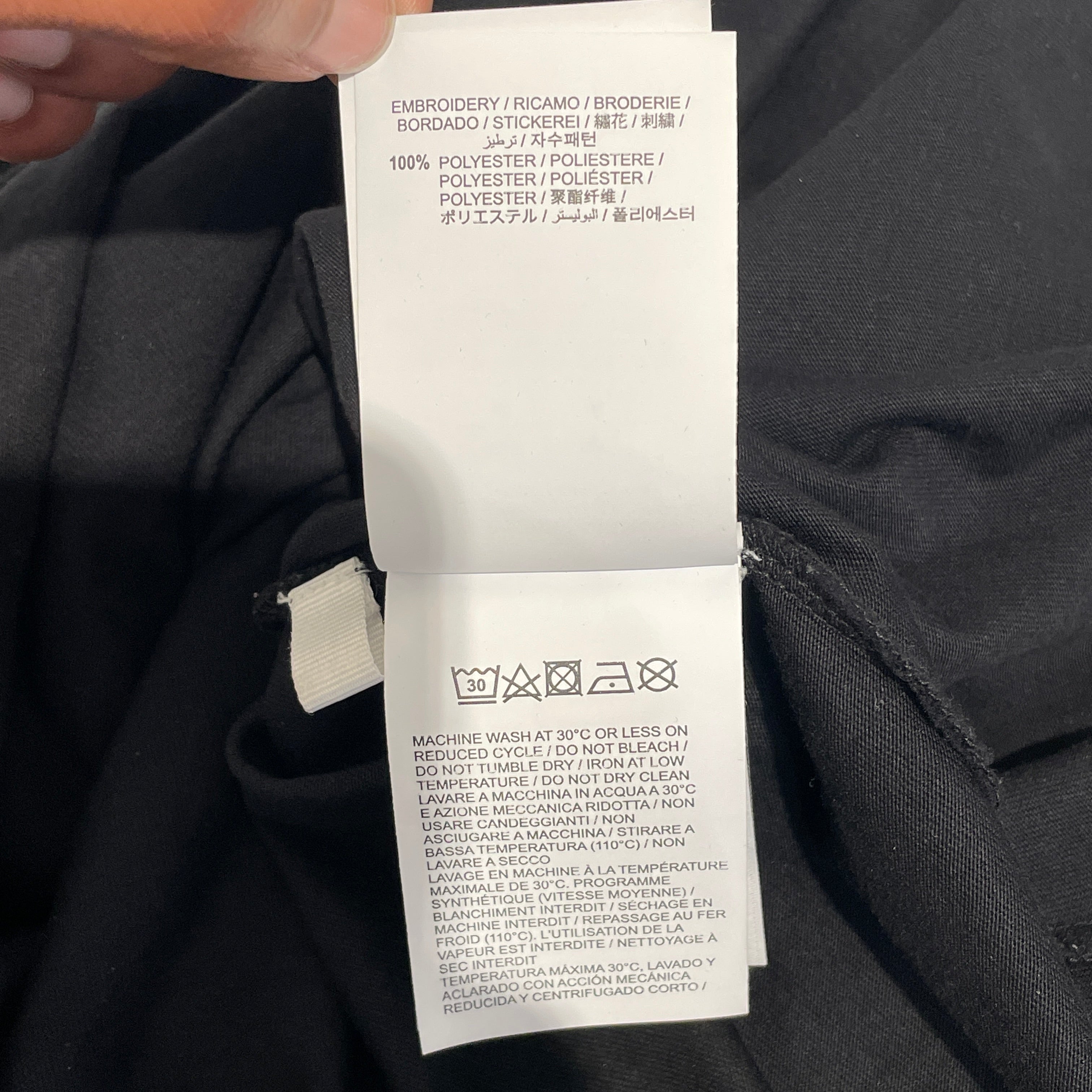 OFF-WHITE/T-Shirt/M/Cotton/BLK/Graphic/LOGO EMBROIDERED view 6
