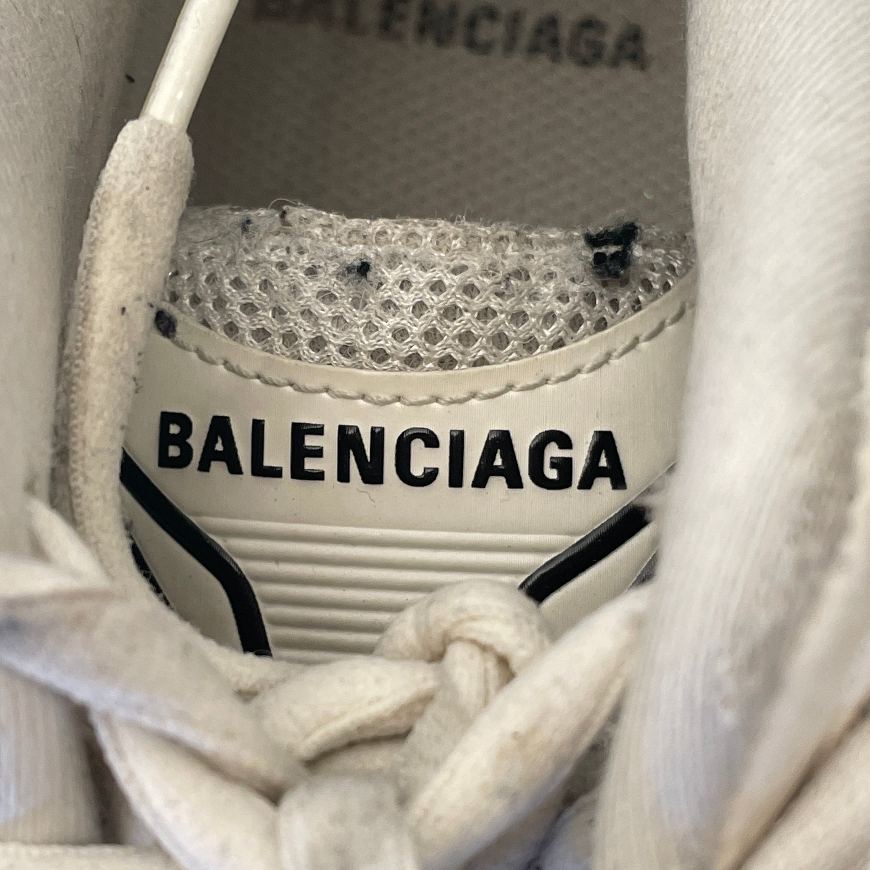 BALENCIAGA/Low-Sneakers/US 10/Cotton/WHT/DEFENDER view 5