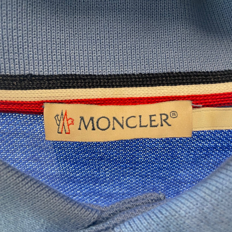 MONCLER/Shirt/Cotton/BLU/