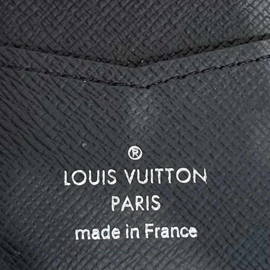 LOUIS VUITTON/Bifold Wallet/All Over Print/Leather/BLK/DAMIER GRAPHITE WORLD MAP view 5
