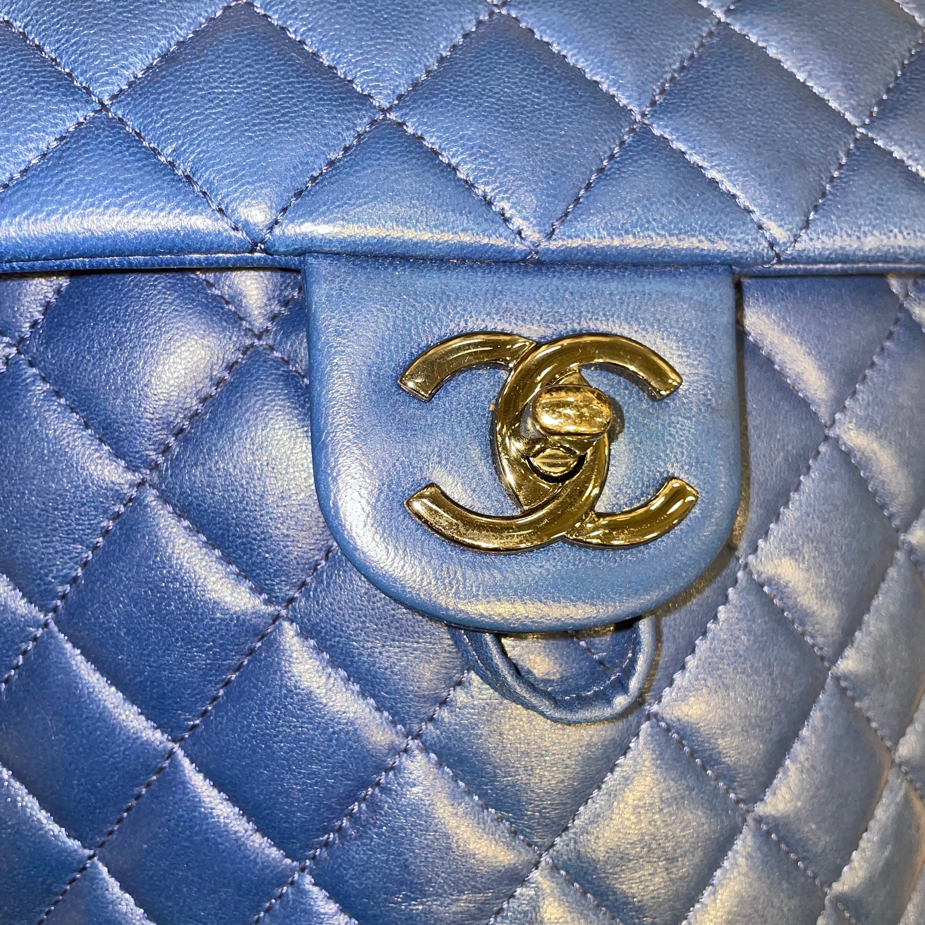 CHANEL/Backpack/Leather/BLU/URBAN SPIRIT QUILTED BP view 6