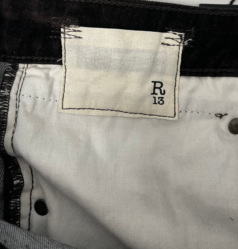 R13/Pants/27/Cotton/BRW/R13W0091-D266A