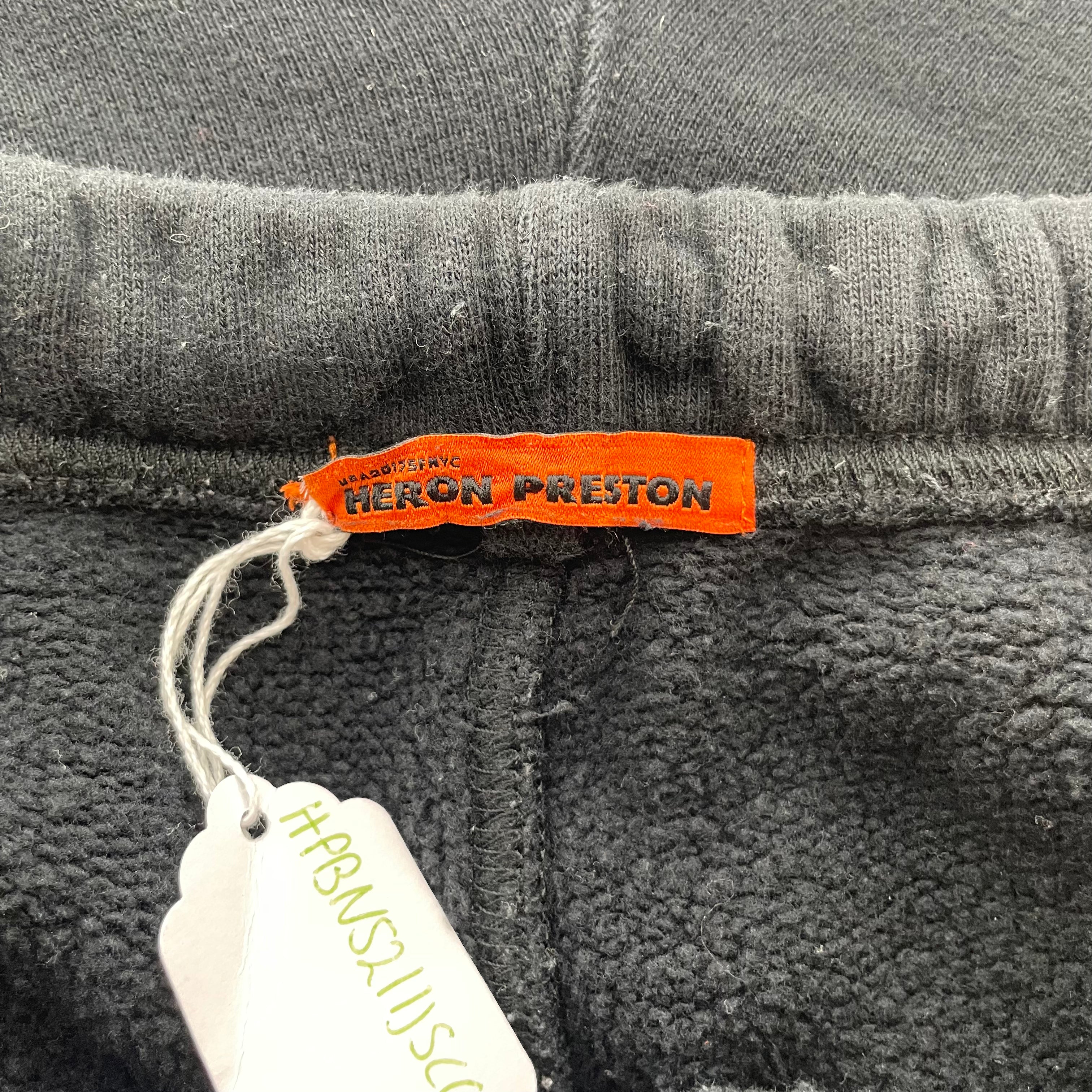HERON PRESTON/Straight Pants/Cotton/BLK/Graphic/nasa view 3