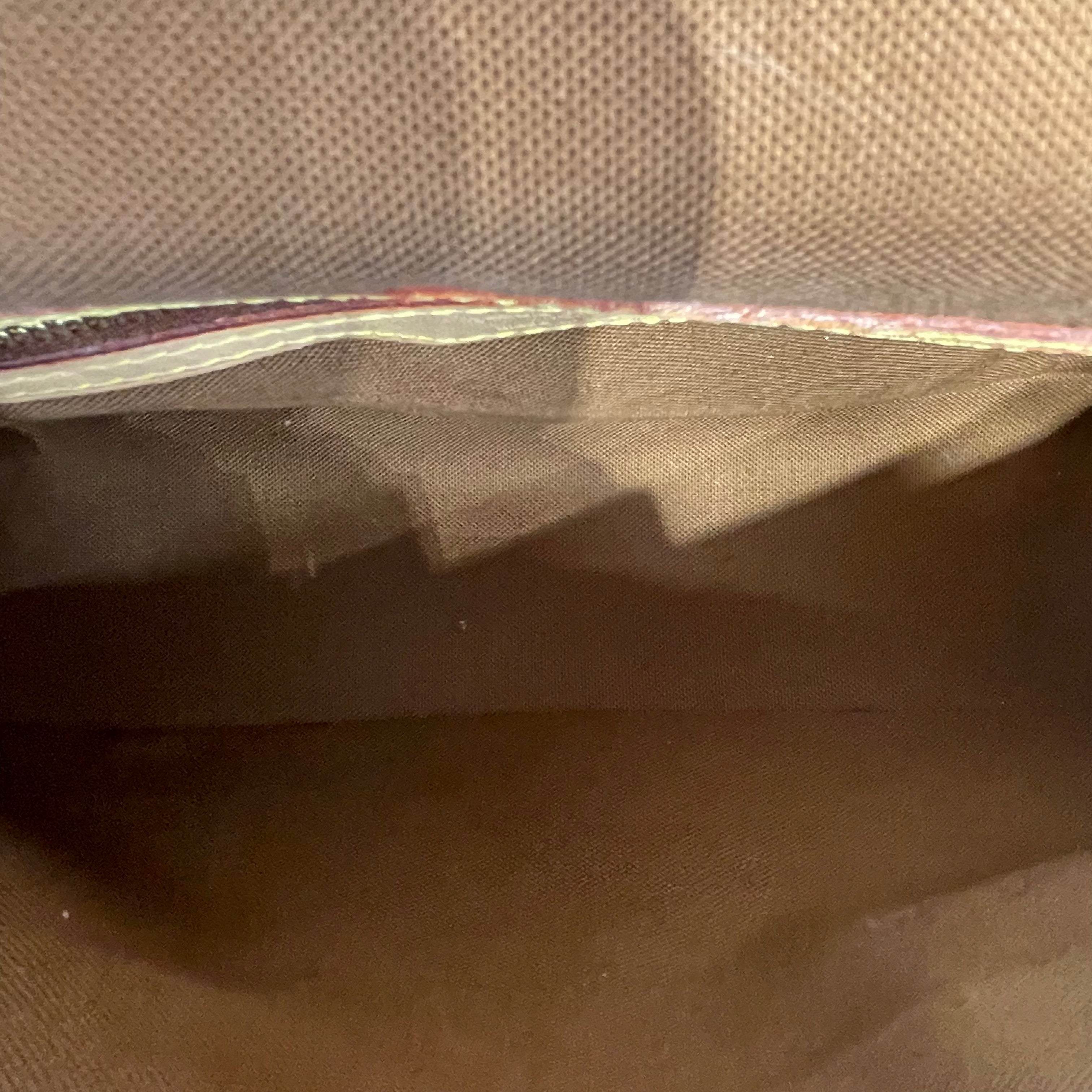 LOUIS VUITTON/Hand Bag/Monogram/Leather/BRW/Mini Looping view 5