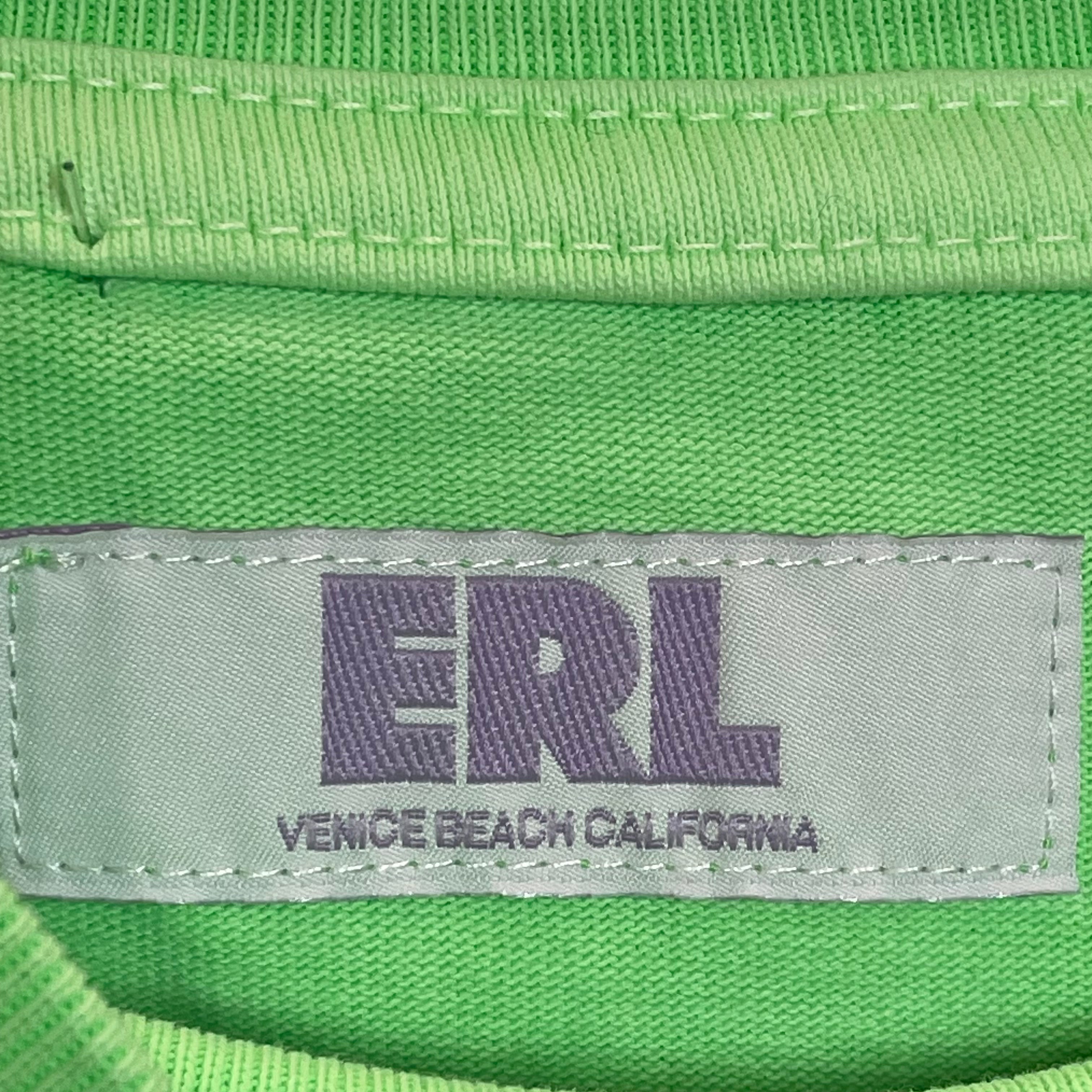 ERL/LS T-Shirt/L/Cotton/GRN/SUN GRAPHIC view 3