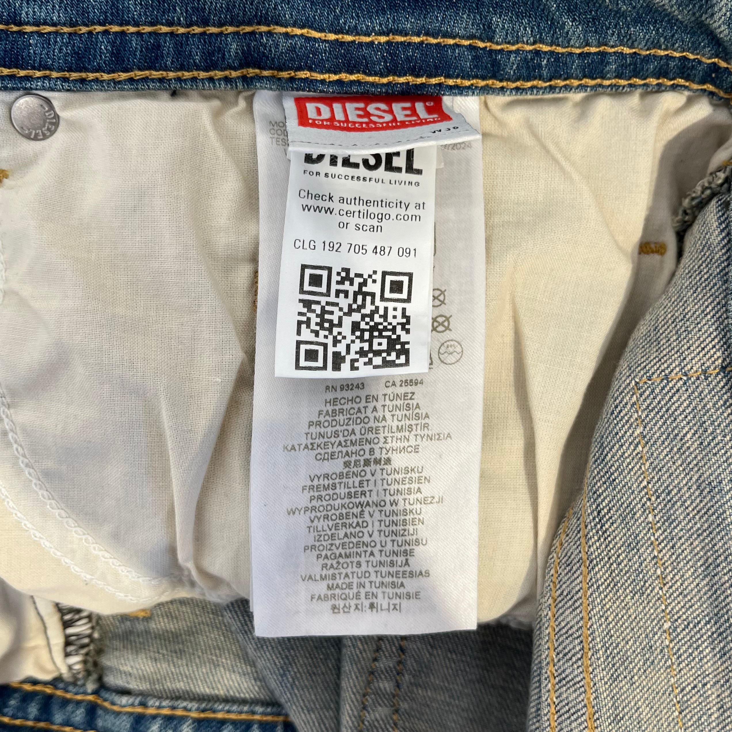 DIESEL/Straight Pants/36/Denim/BLU/CONTROL 54 view 3