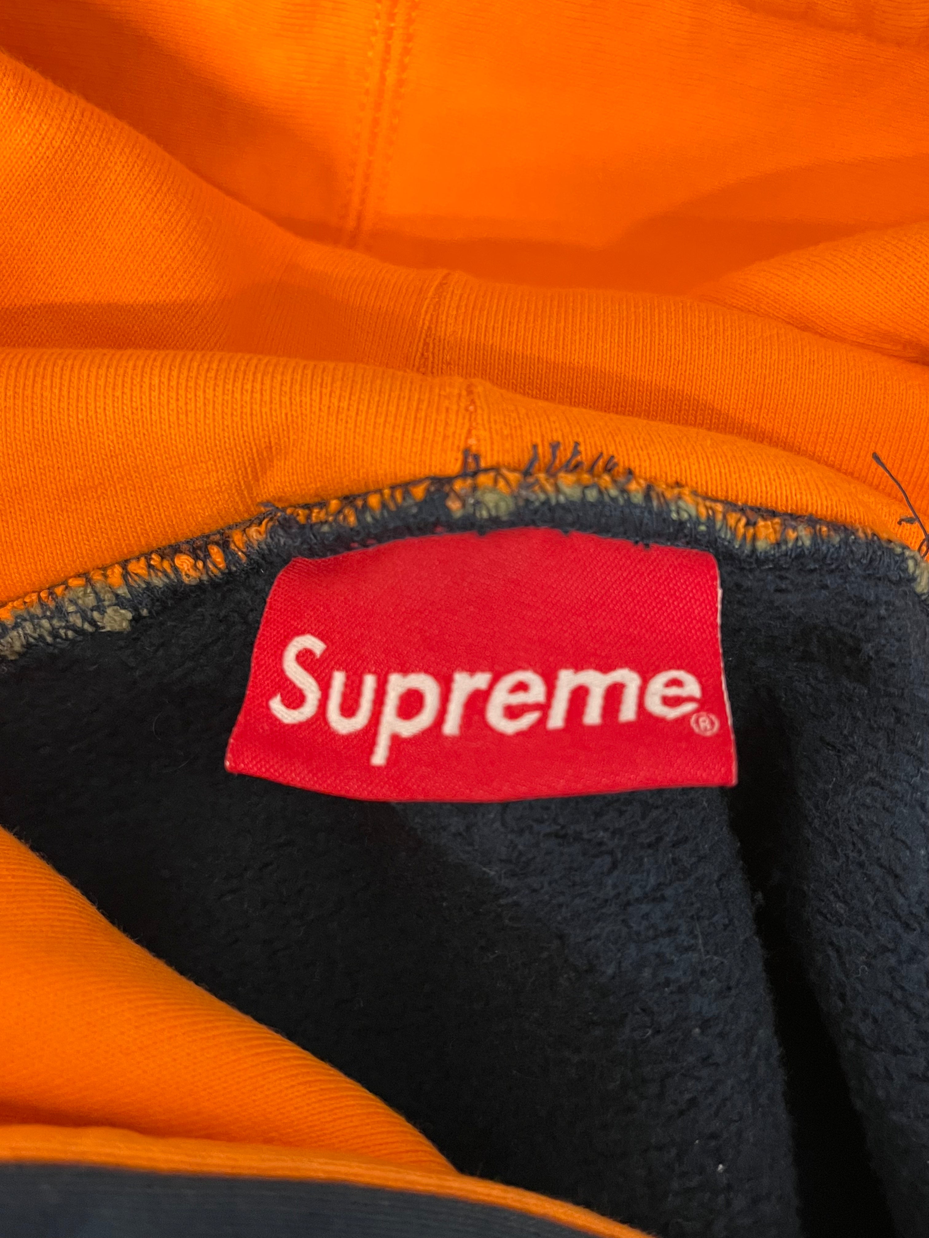 Supreme/Hoodie/M/Cotton/NVY/SUPREME ON HOOD view 3