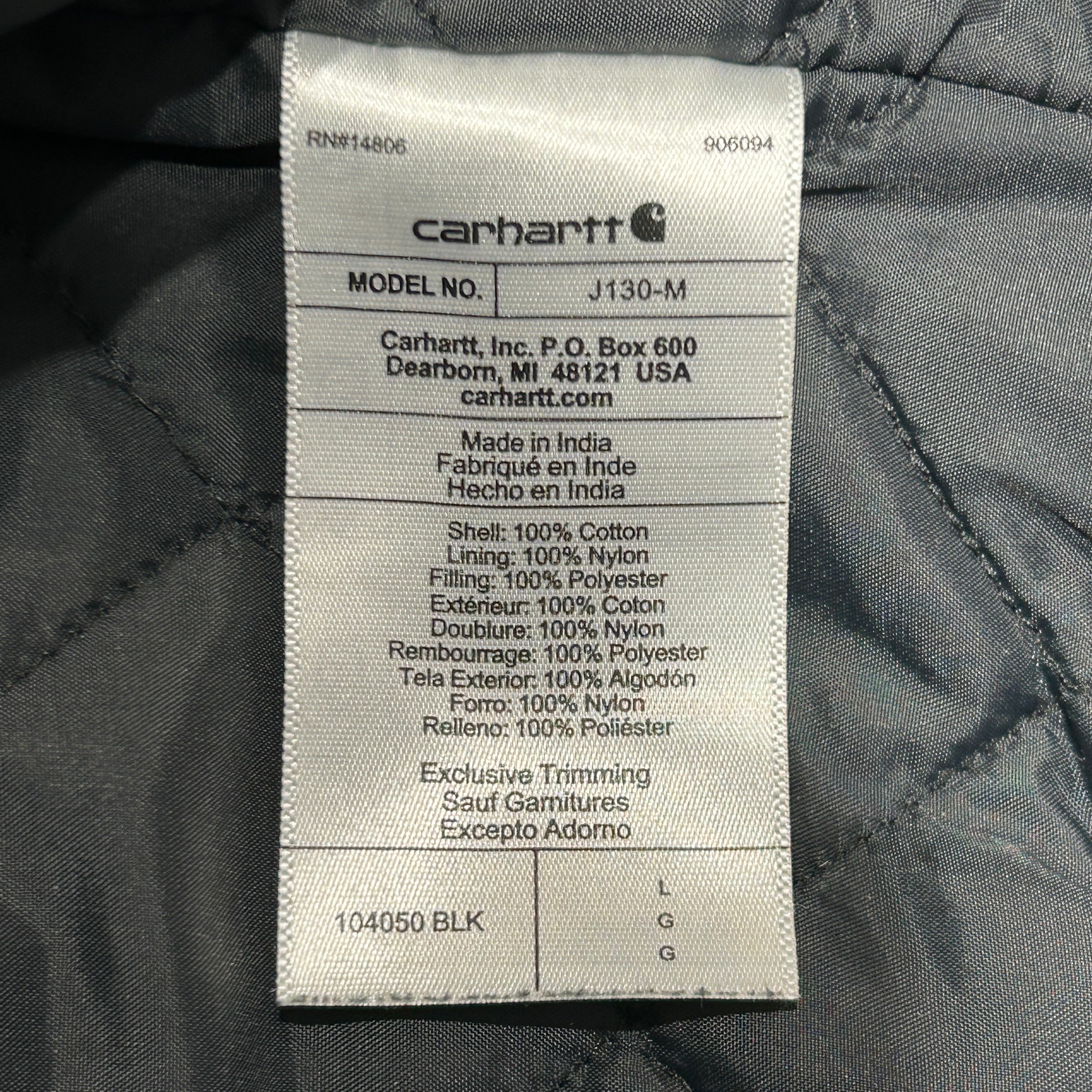Carhartt/Hoodie/L/Polyester/BLK/ view 4