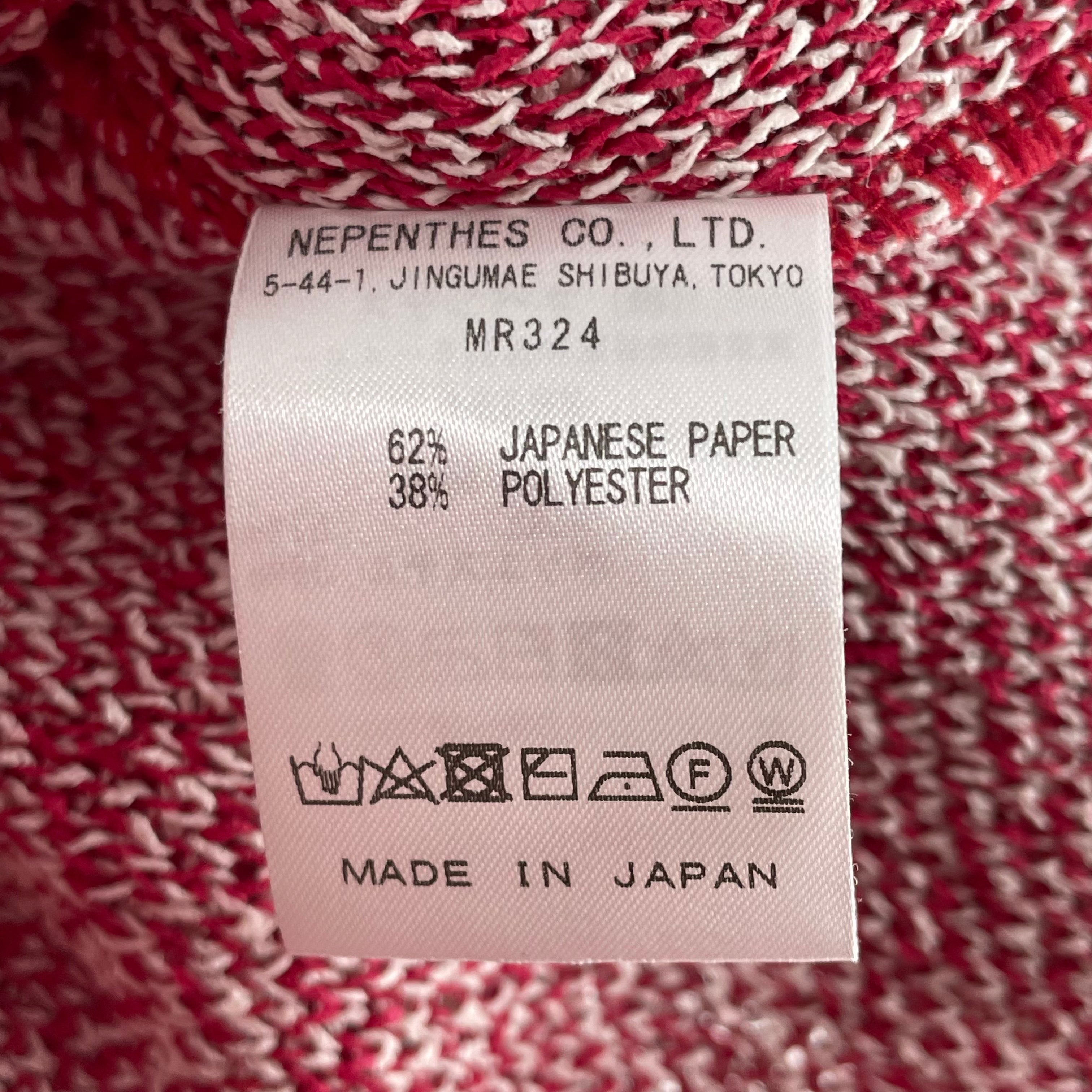 Needles/T-Shirt/L/Cotton/RED/All Over Print/HOUNDSTOOTH view 4