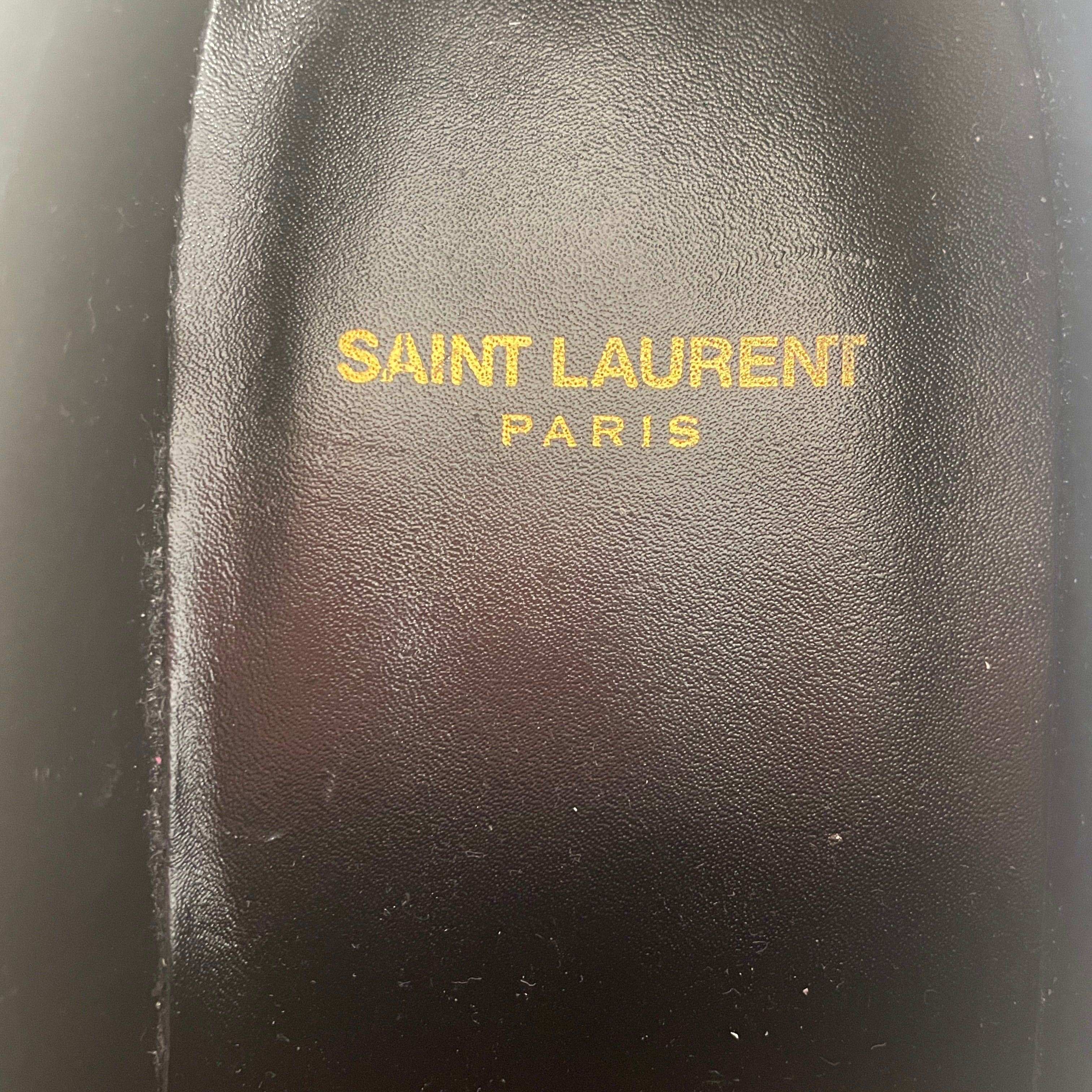 SAINT LAURENT/Dress Shoes/EU 39/Leather/BLK/patent leather derbies view 3