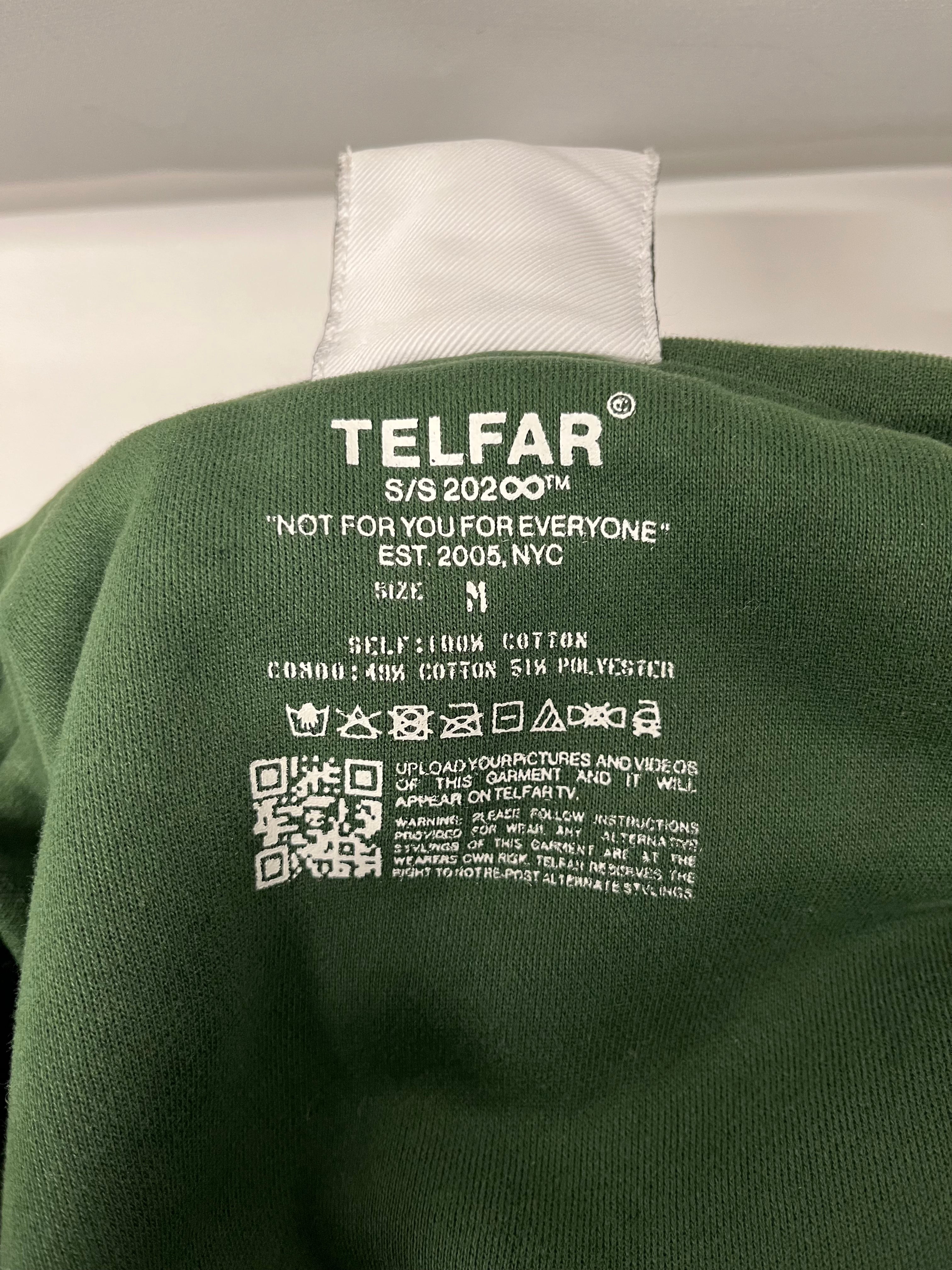 Telfar/Jacket/M/Cotton/NVY/Graphic/HOODIE DENIM JACKET view 4