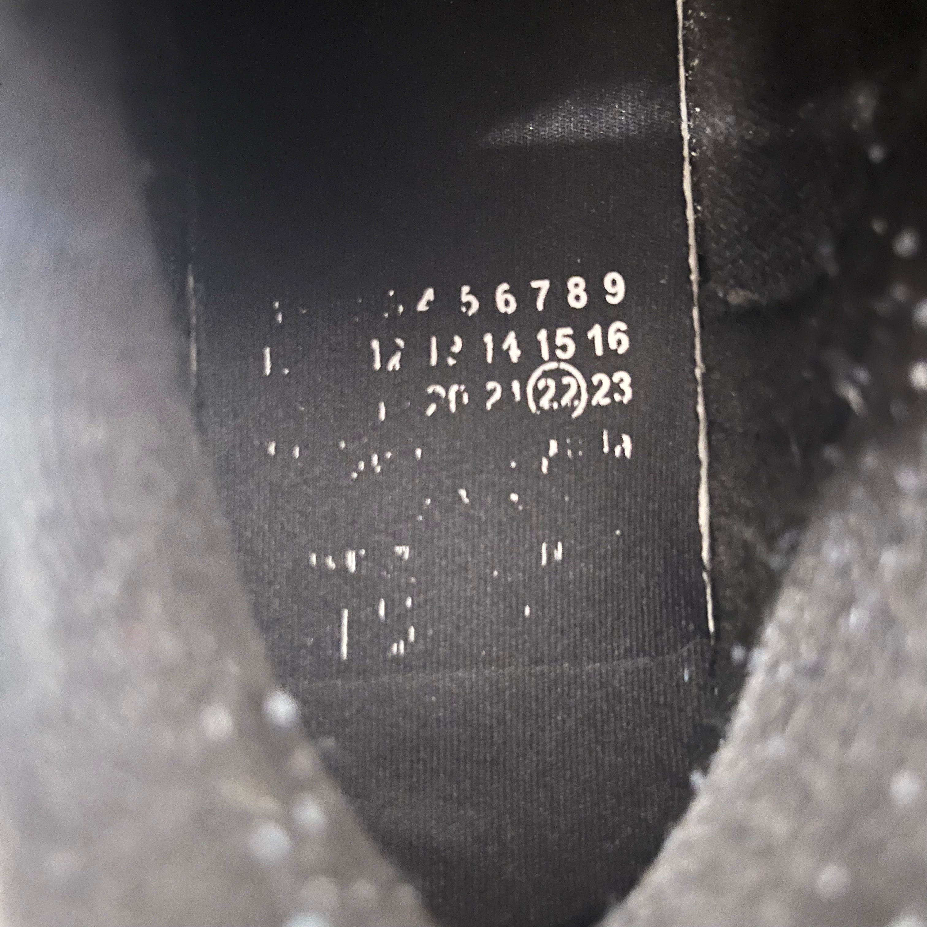 Reebok/PROJECT 0 CC MO MAISON MARGIELA/Low-Sneakers/US 8/Leather/BLK/GW5012 view 4