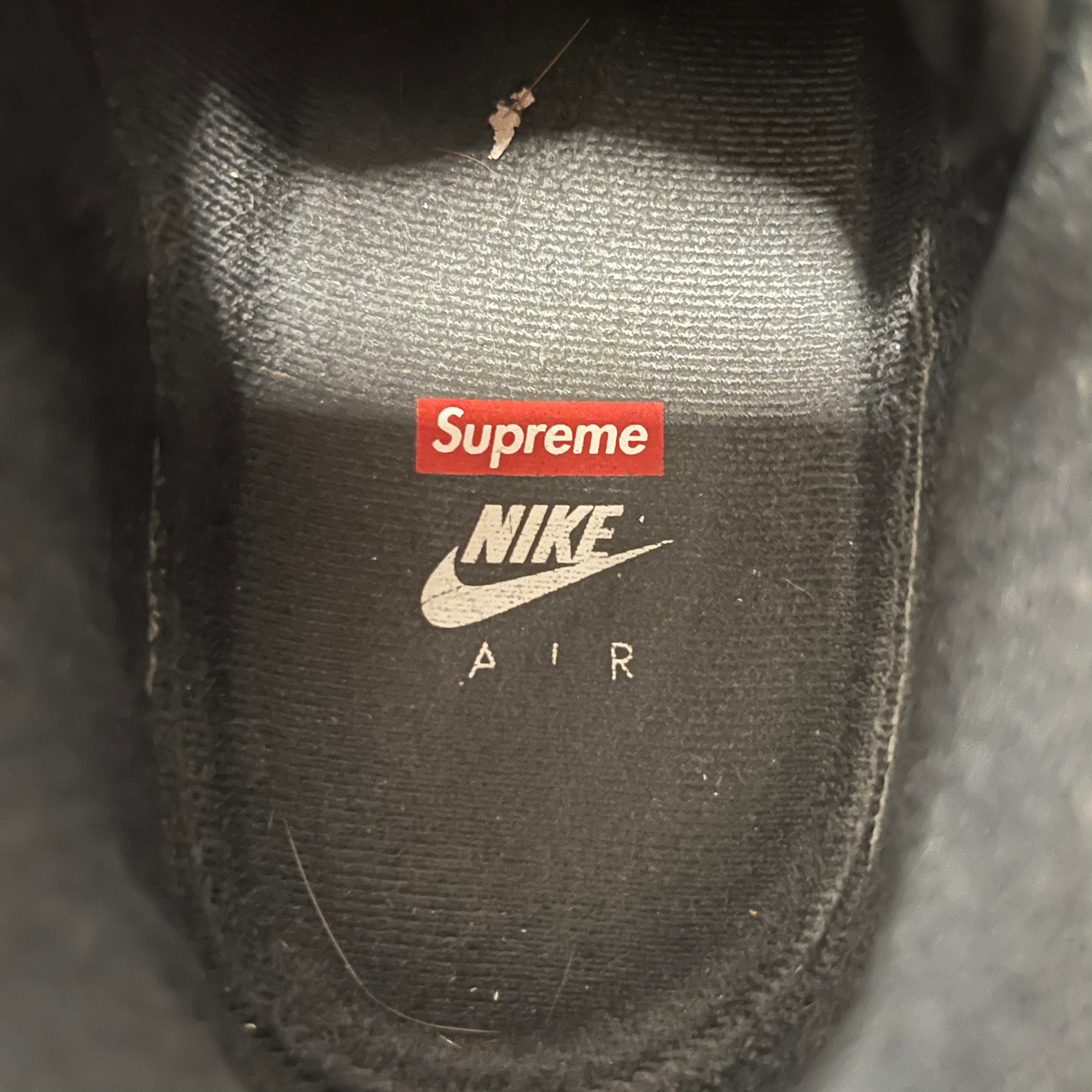 Supreme/NIKE/Low-Sneakers/US 12/Leather/BLK/AF1 view 4