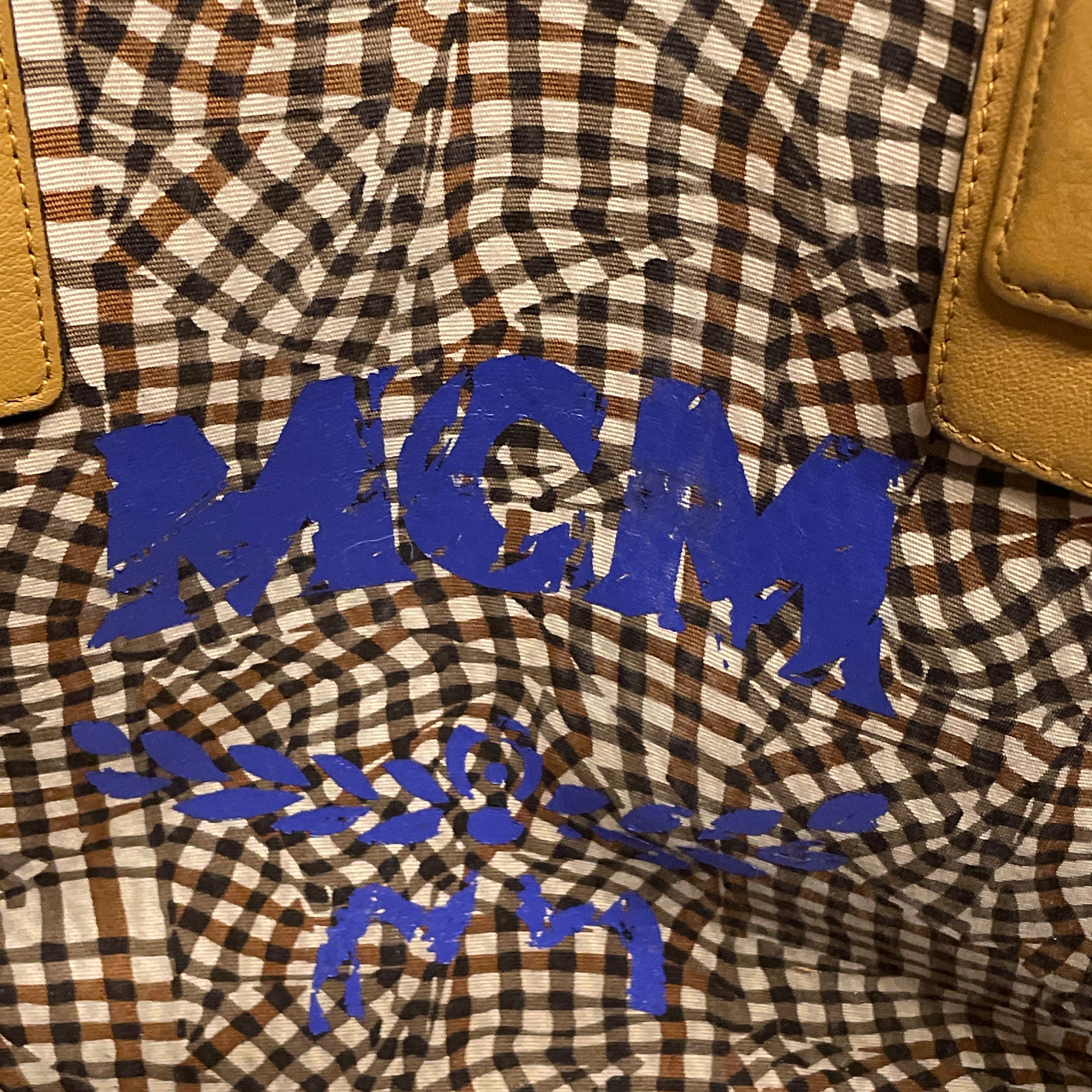 MCM/Tote Bag/Monogram/Leather/ORN/VWW32RB view 3