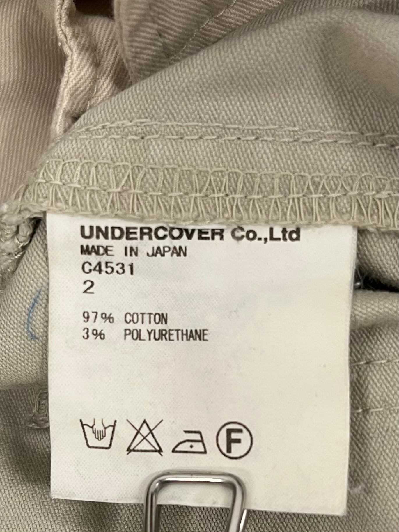 UNDERCOVERISM/Straight Pants/2/Cotton/BEG/CARGO SKINNY PANT view 4