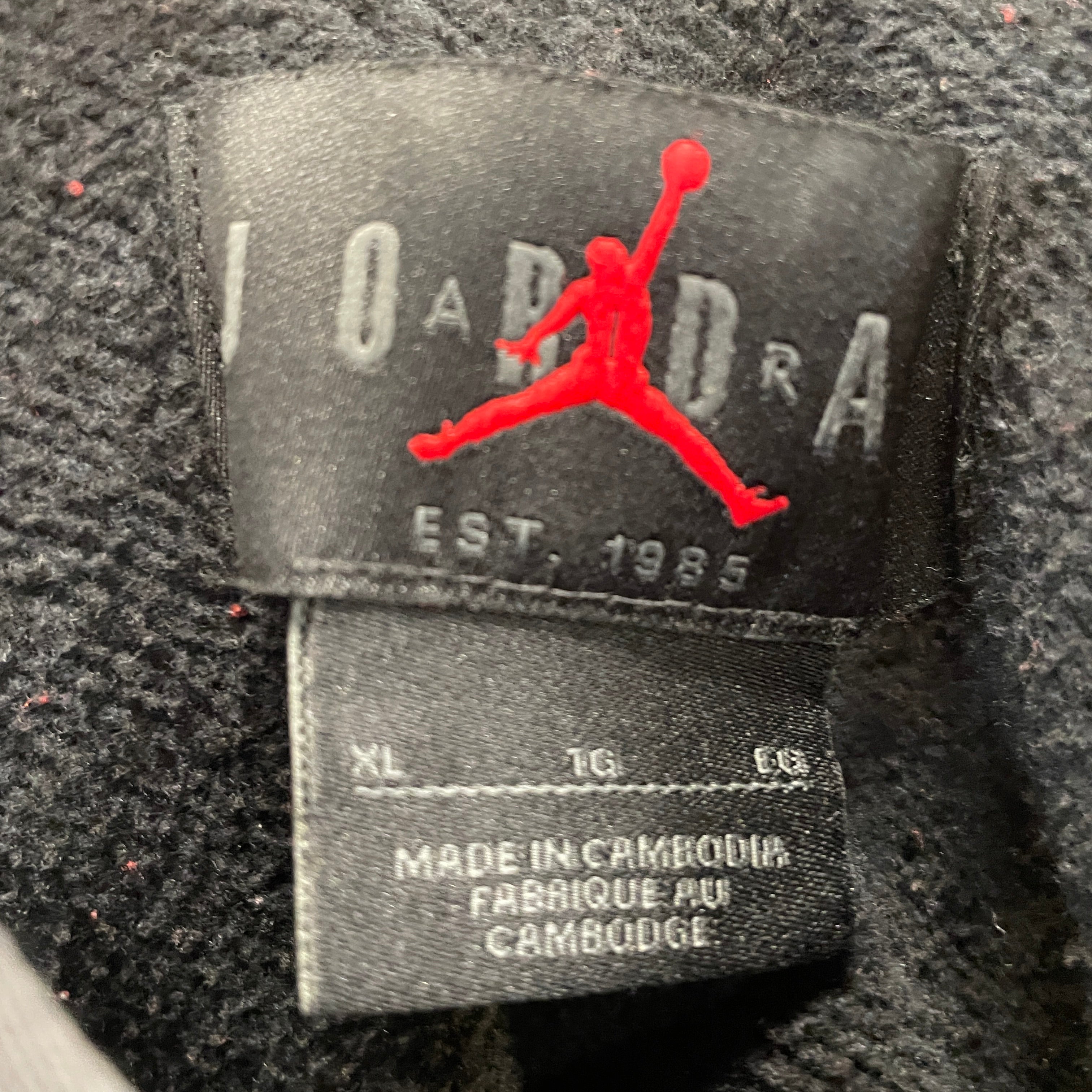 JORDAN BRAND/Hoodie/XL/Graphic/Cotton/BLK/ view 4