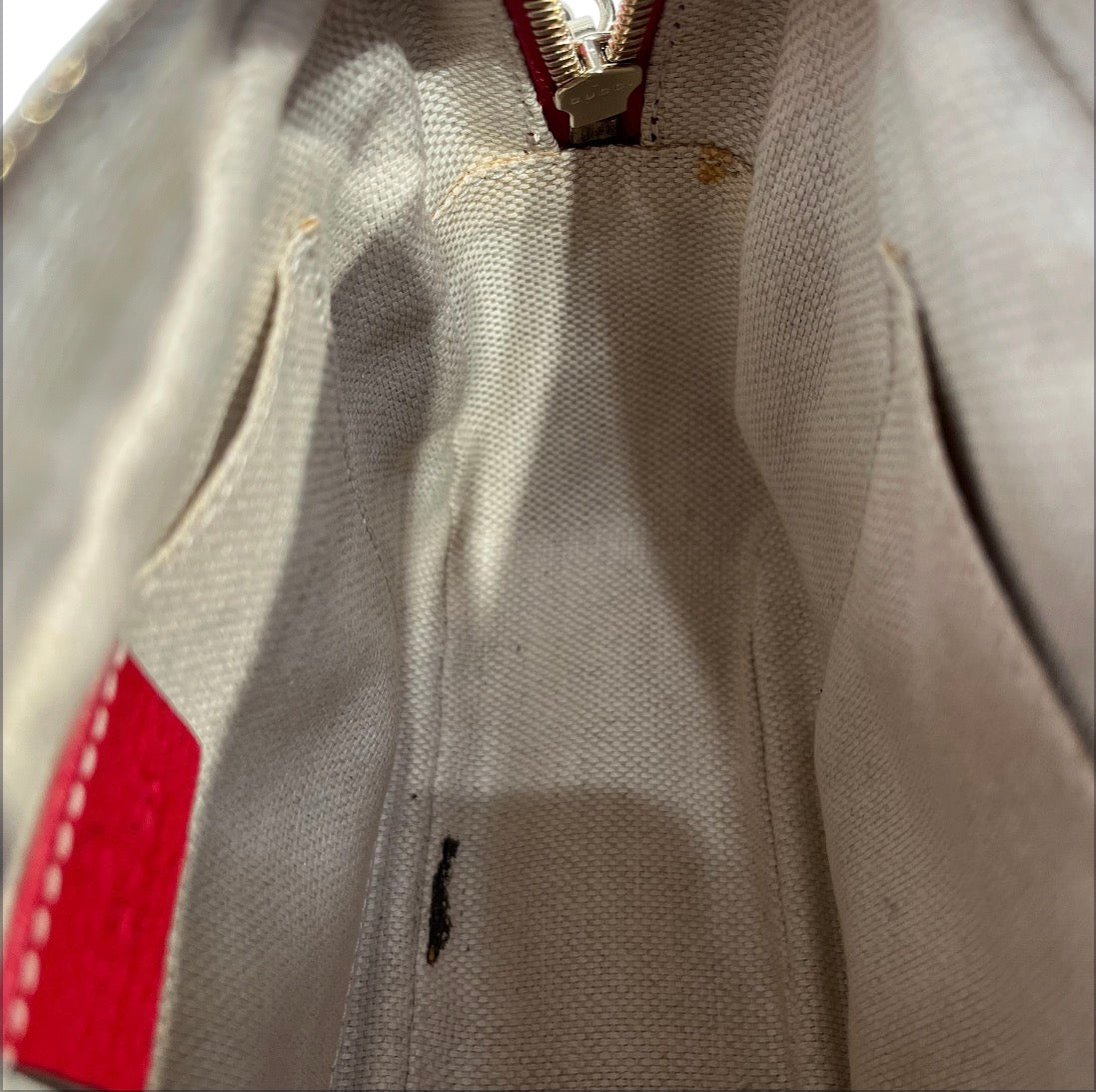 GUCCI/Cross Body Bag/Leather/RED/SOHO DISCO BAG view 7