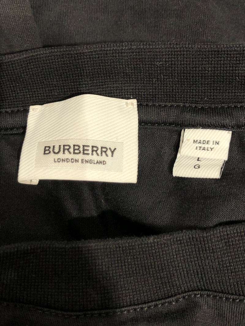 BURBERRY LONDON/T-Shirt/L/Cotton/BLK/