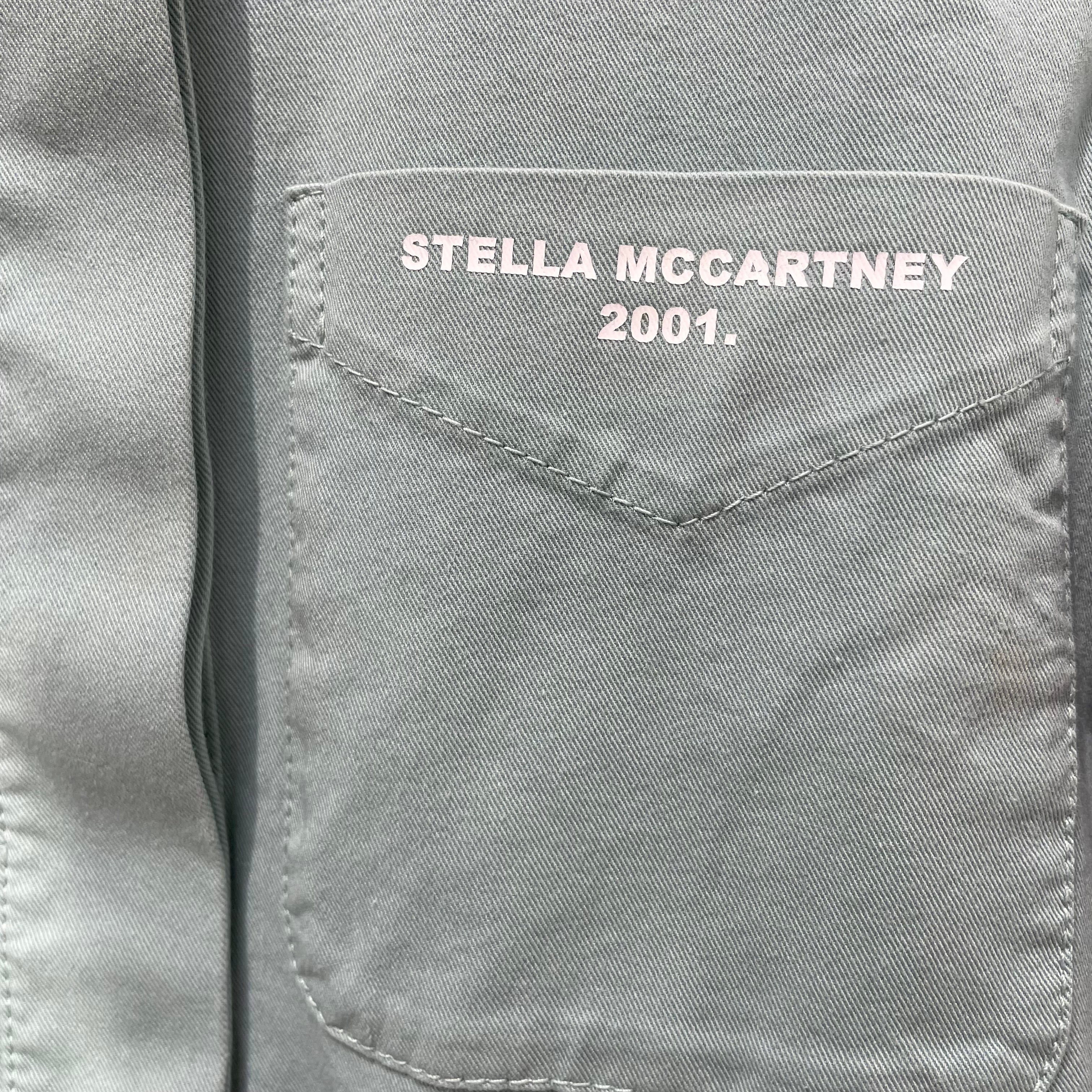 STELLAMcCARTNEY/LS Cut & Sew/36/Cotton/GRN/MINT ASHA LOGO view 3