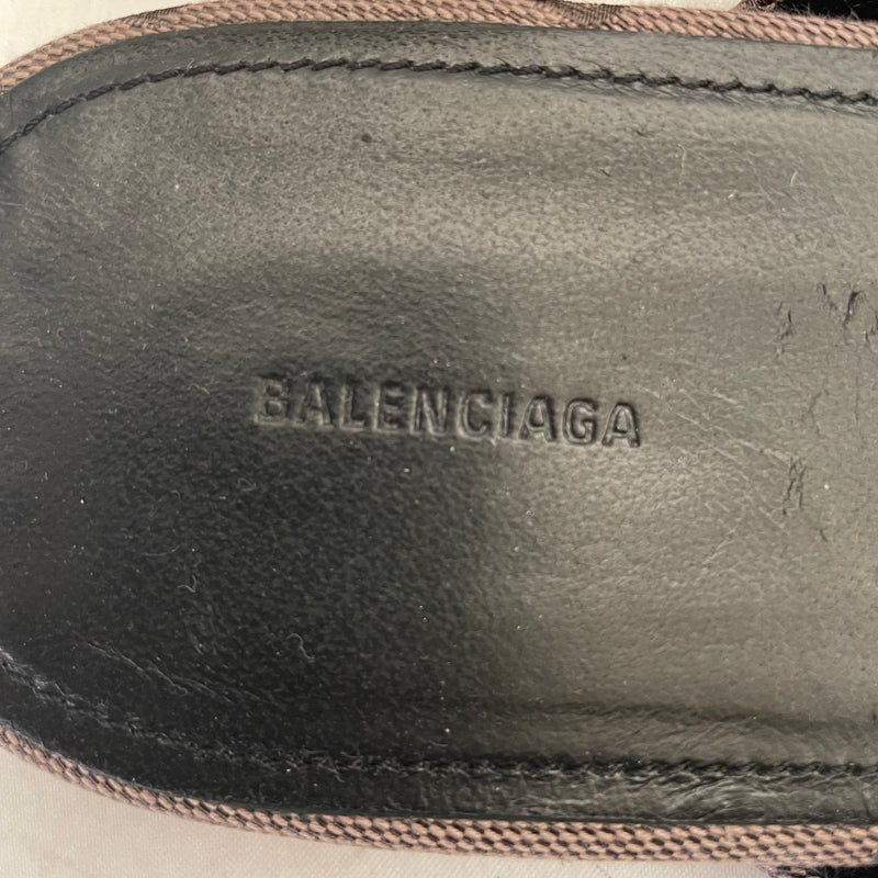 BALENCIAGA/Loafers/EU 42/Monogram/Polyester/BRW/