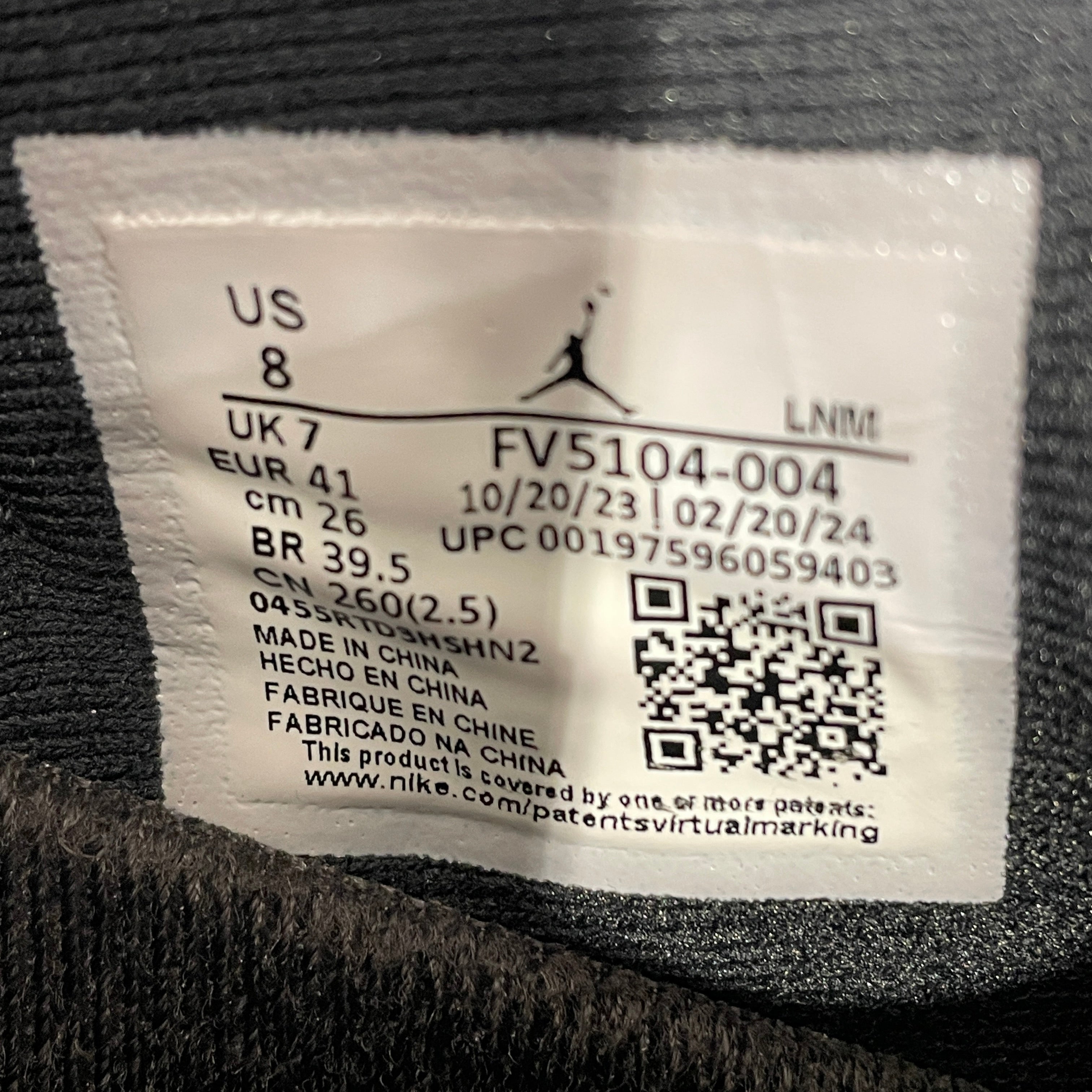 NIKE/AJ 11 RETRO LOW/Low-Sneakers/US 8/BLK/FV5104-004 view 5