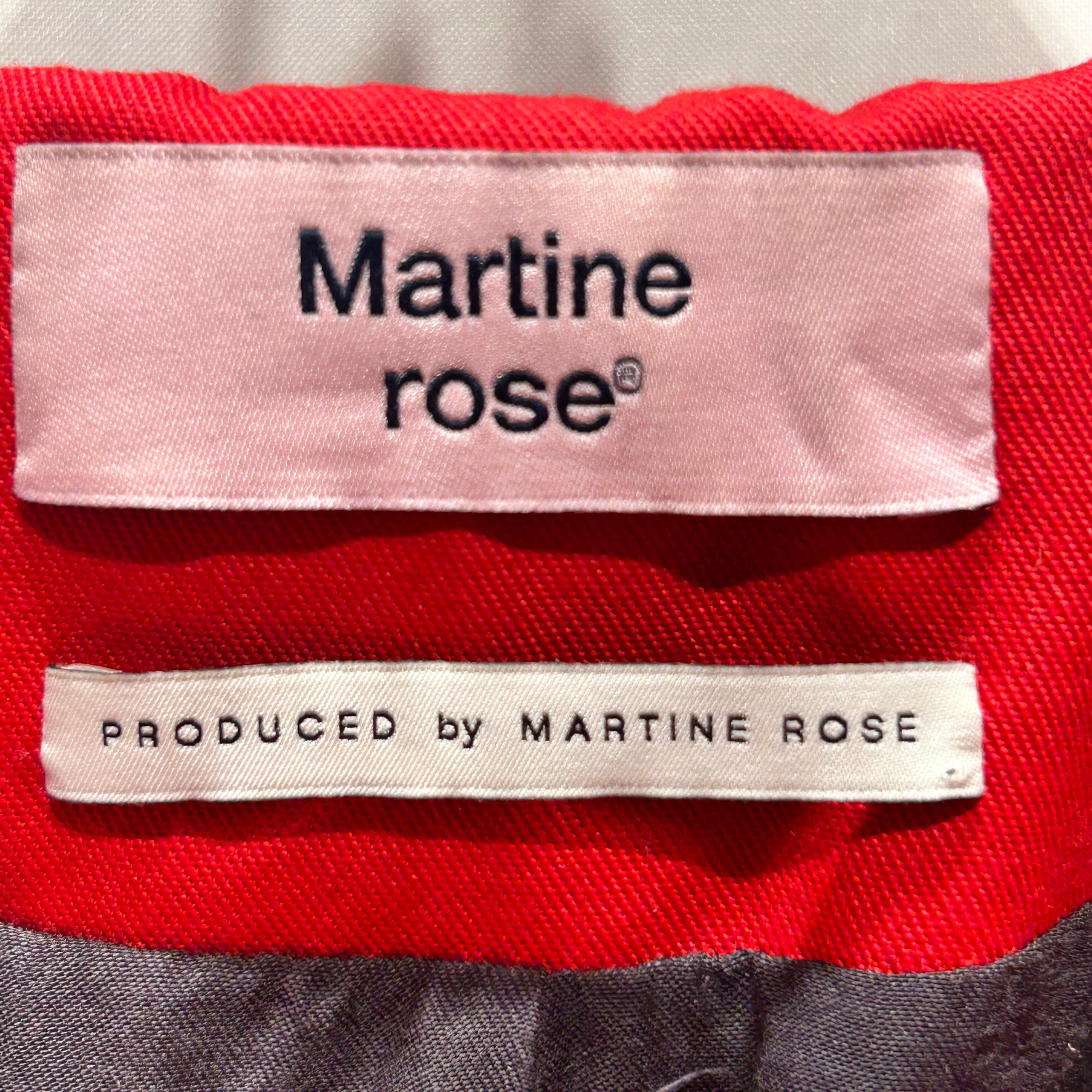 MARTINE ROSE/Souvenir Jkt/XL/Polyester/RED/RACING JACKET view 3