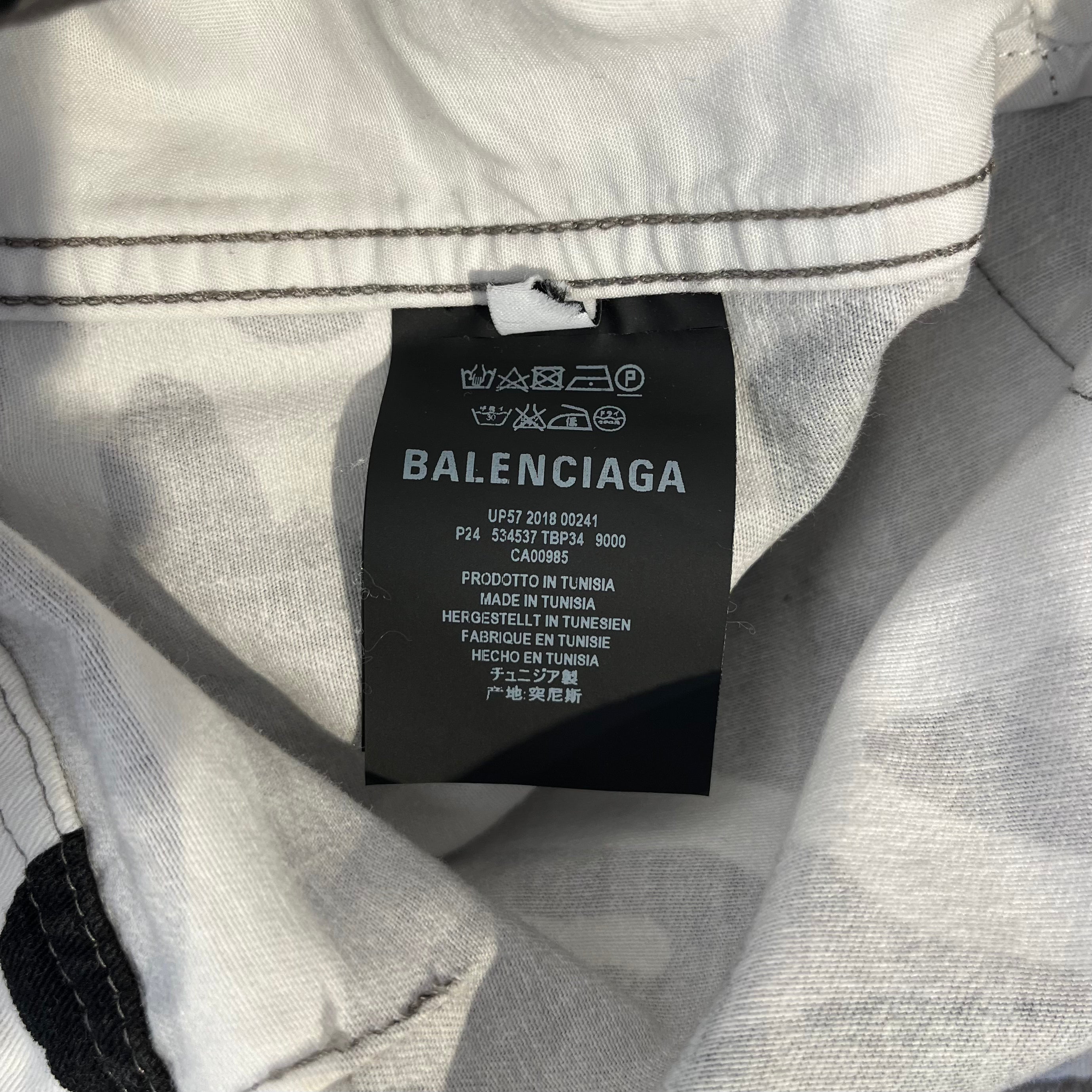 BALENCIAGA/Skinny Pants/44/Camouflage/Cotton/GRY/CARGO GRY WHT BLK view 4