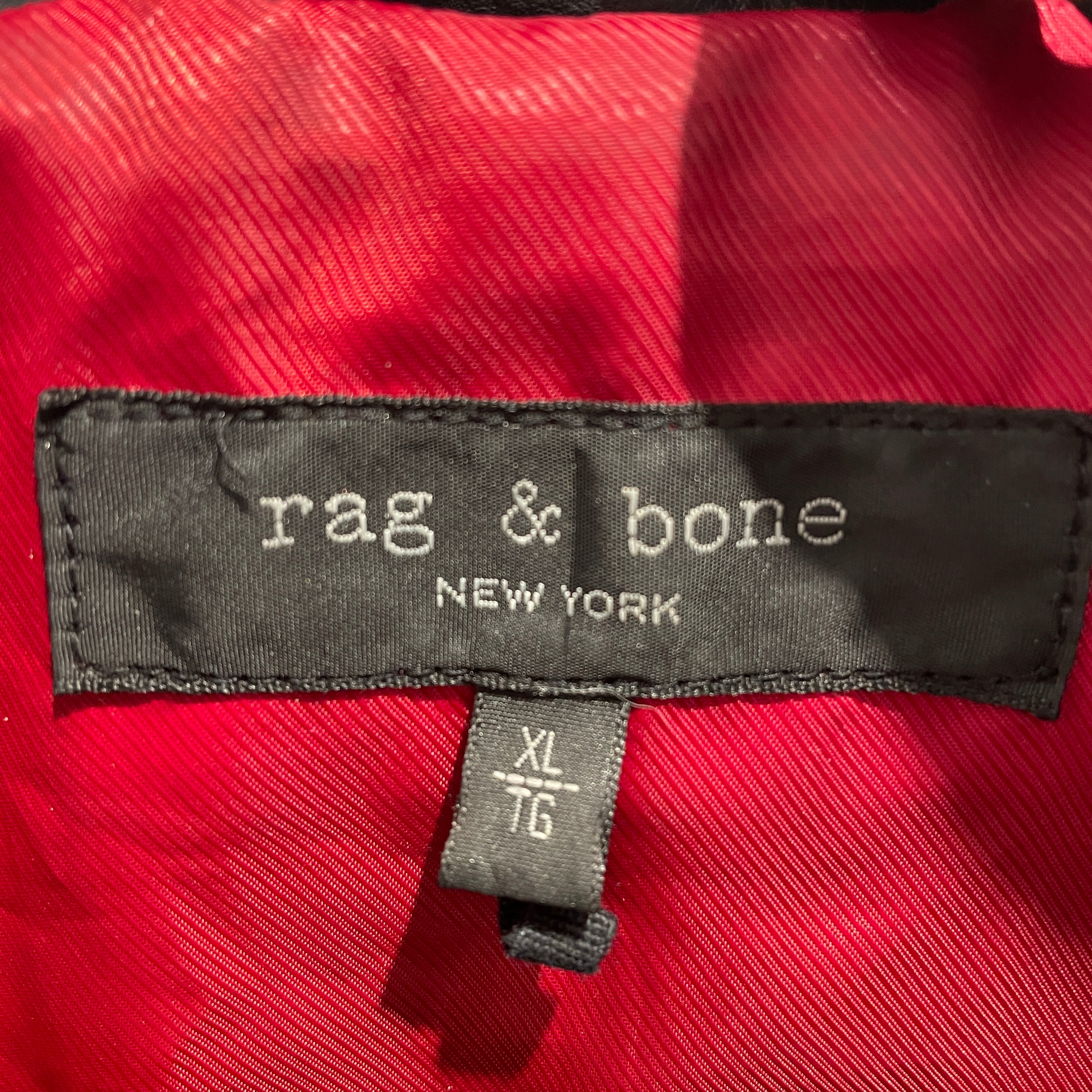 rag & bone/Riders Jkt (W)/XL/Leather/BLK/Buzz Moto Jacket view 3