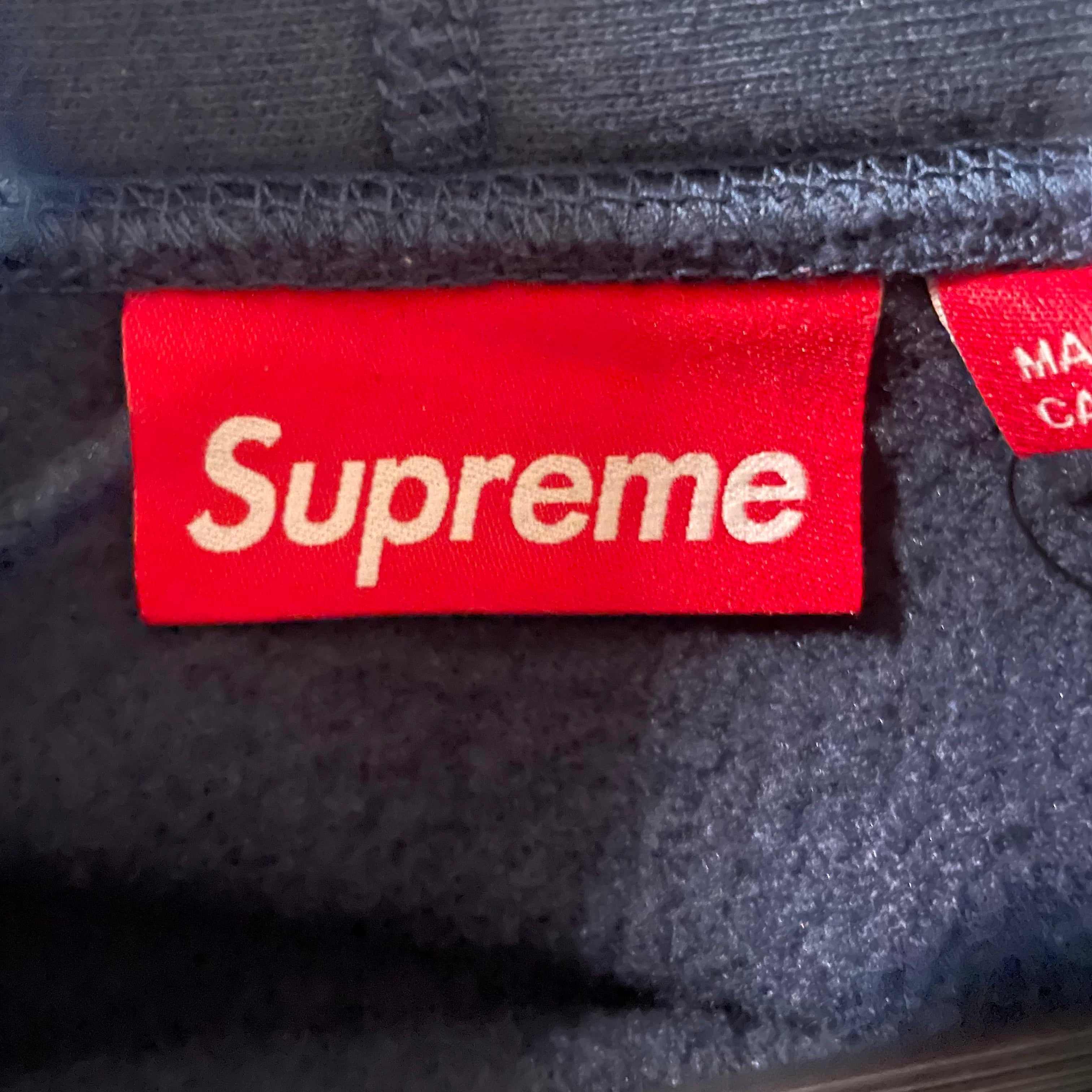 Supreme/Hoodie/XL/Graphic/Cotton/GRY/SCRIPT TEXT LOGO view 3