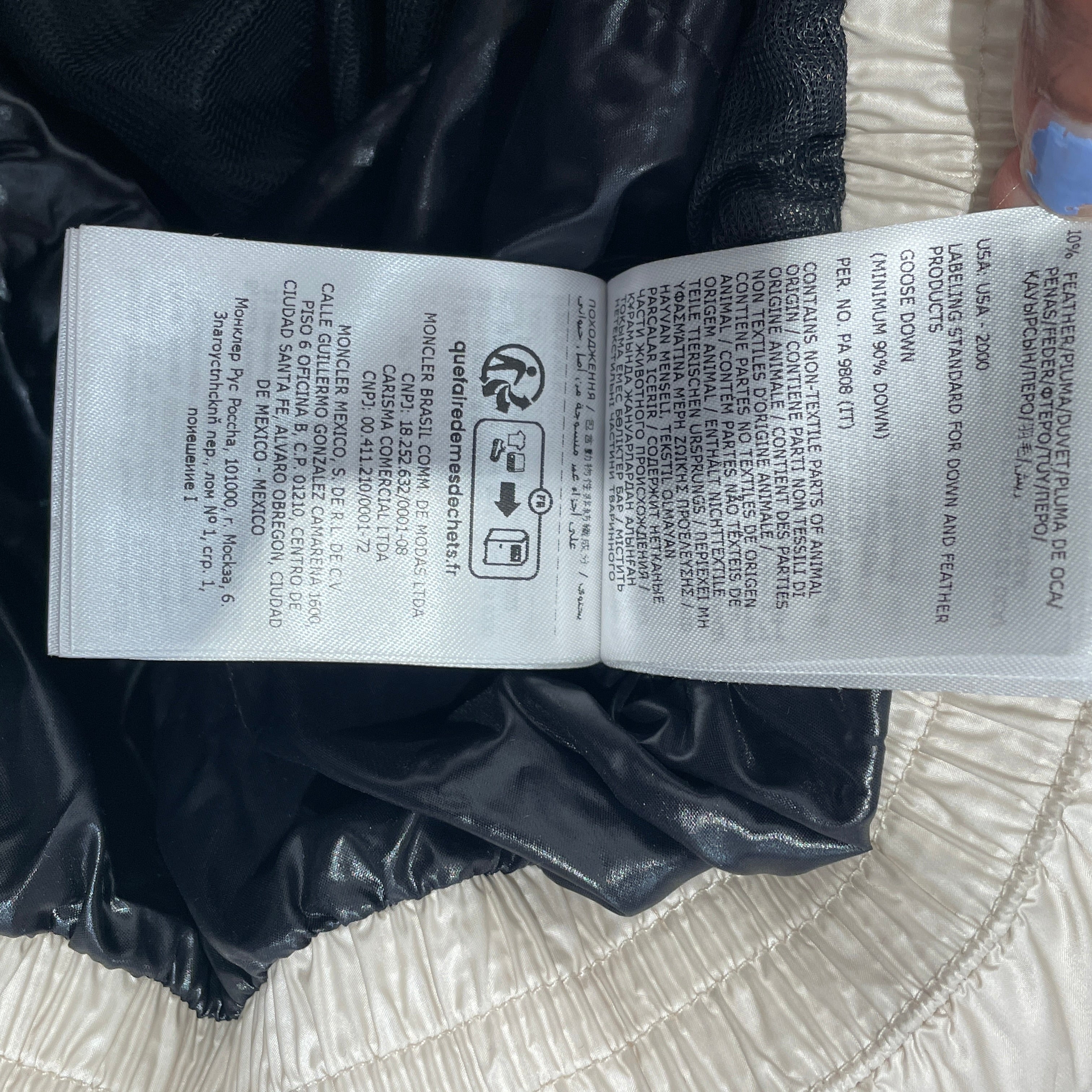 MONCLER/adidas/Puffer Jkt/0/Nylon/CRM/FUSINE SHORT DOWN view 11