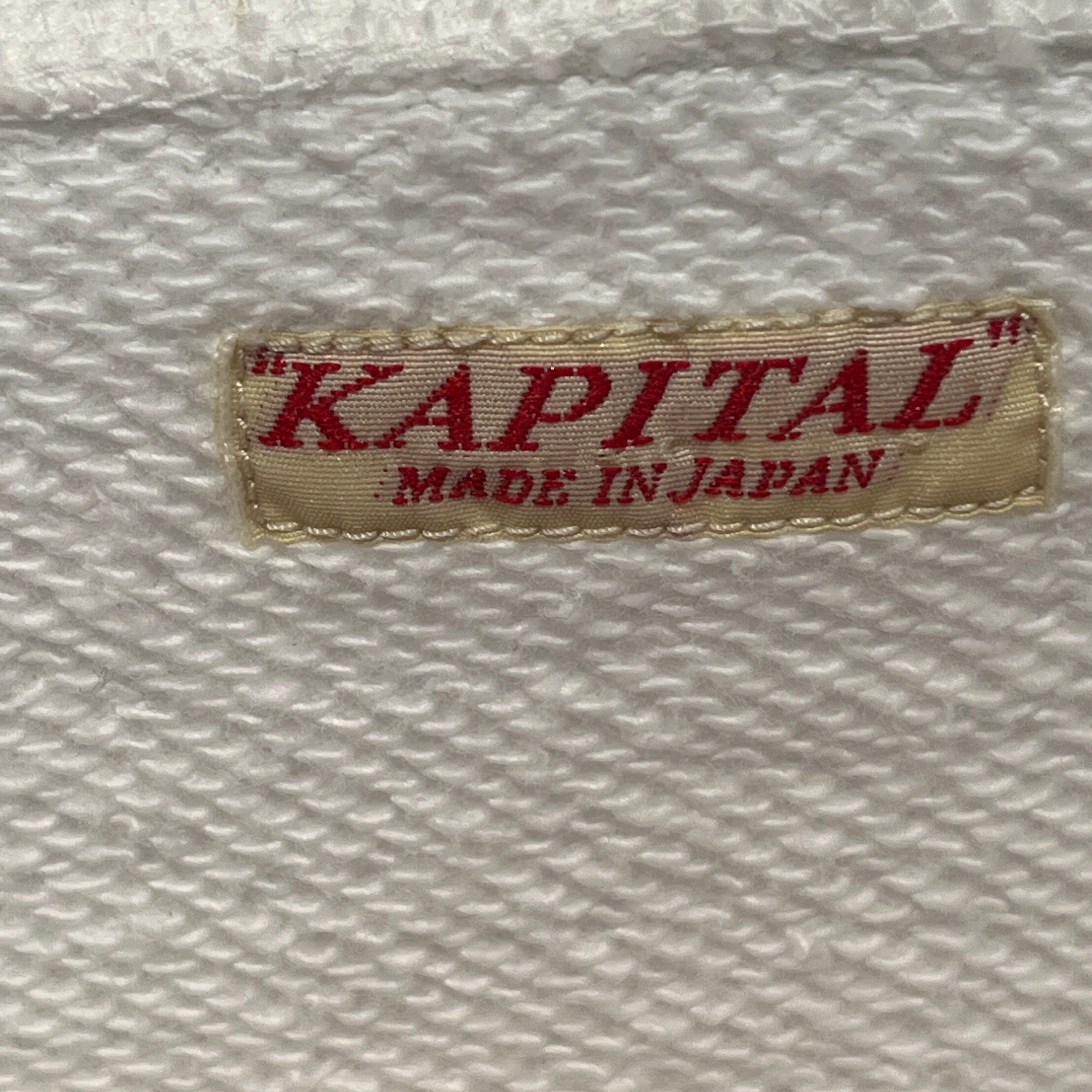 KAPITAL/Sweatshirt/S/Cotton/WHT/blu string sweatshirt view 3