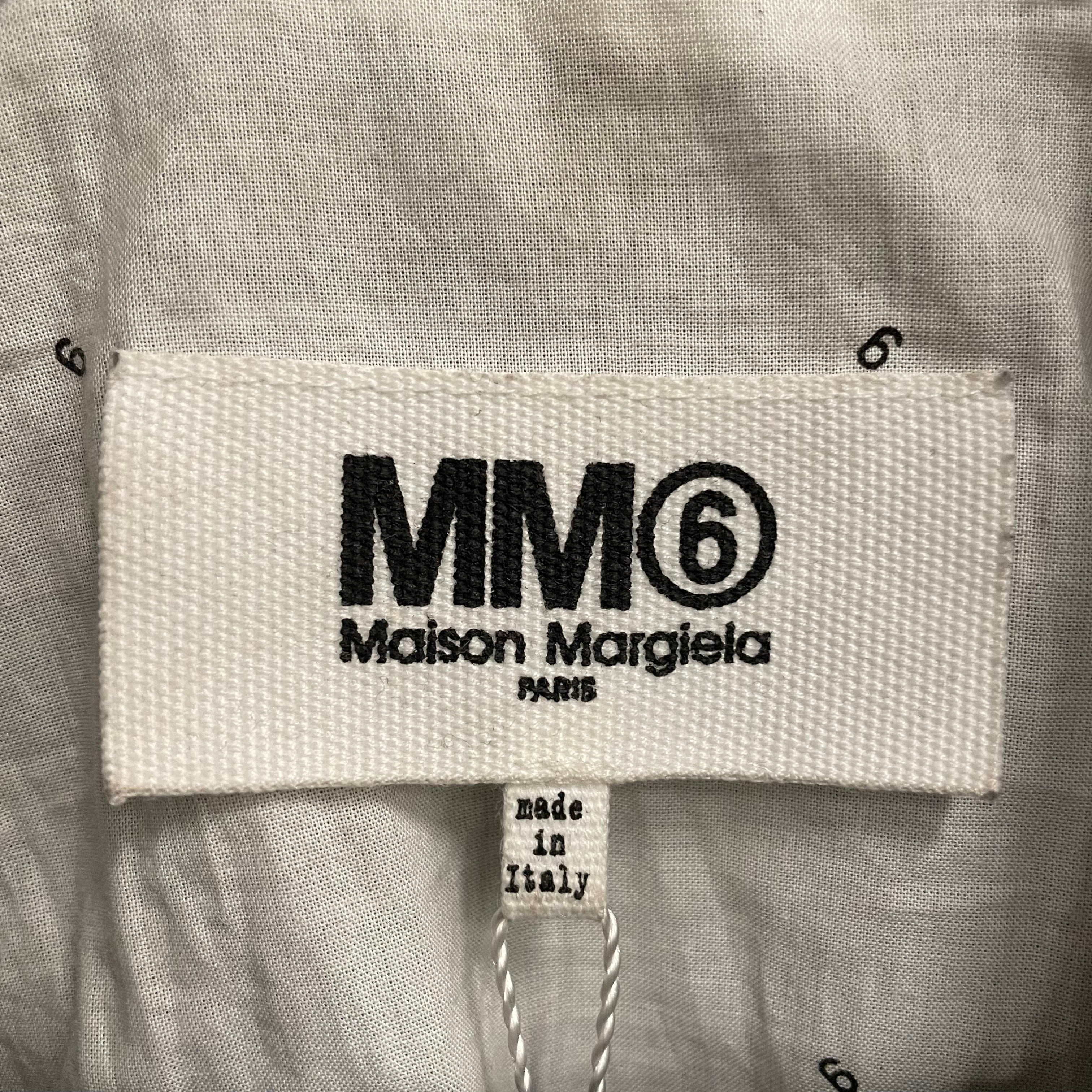 MM6/Leather Jkt/40/Leather/GRN/5 ZIP 4 SLEEVES view 3