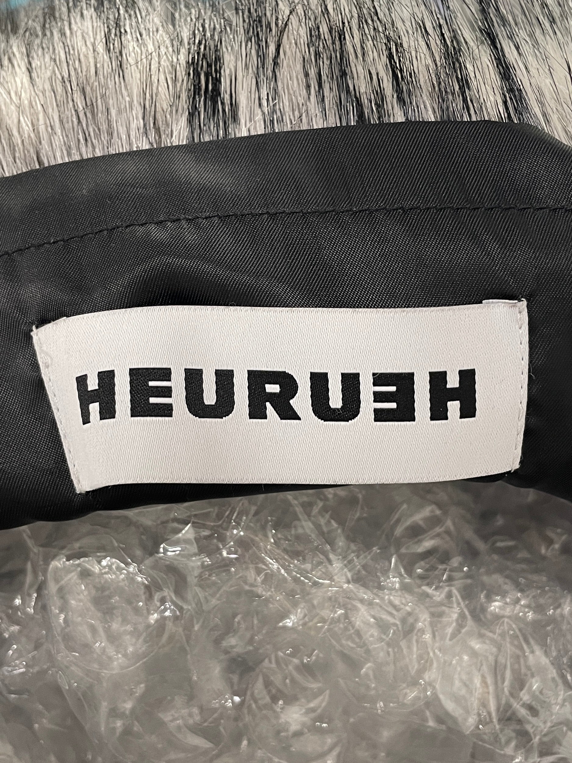 HEURUEH/Bag/Fur/WHT/BLK/WHT FUR /WRAP HANDLE view 3