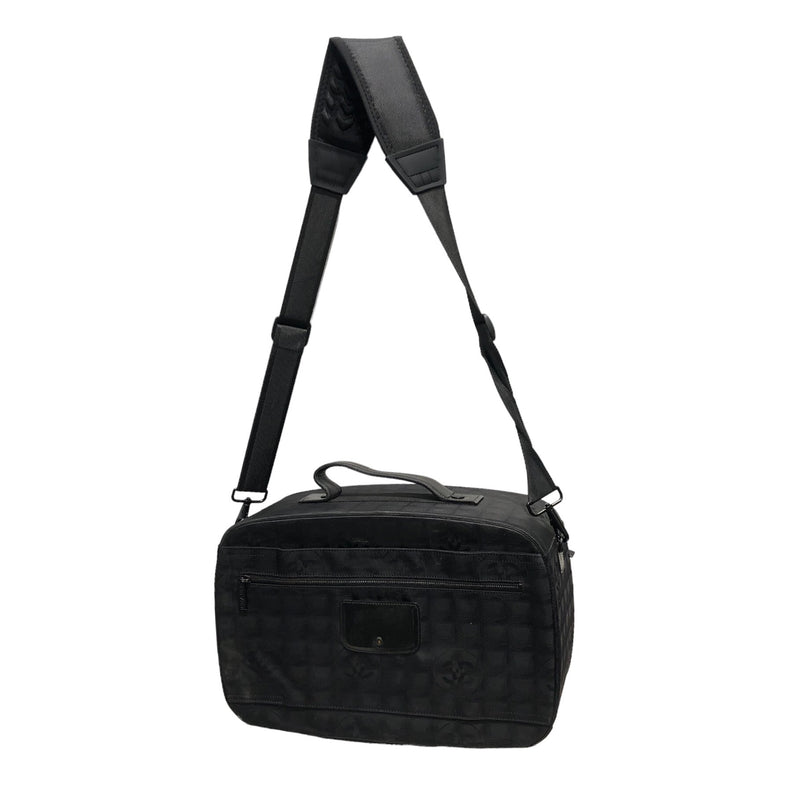 CHANEL/Luggage/All Over Print/Nylon/BLK/